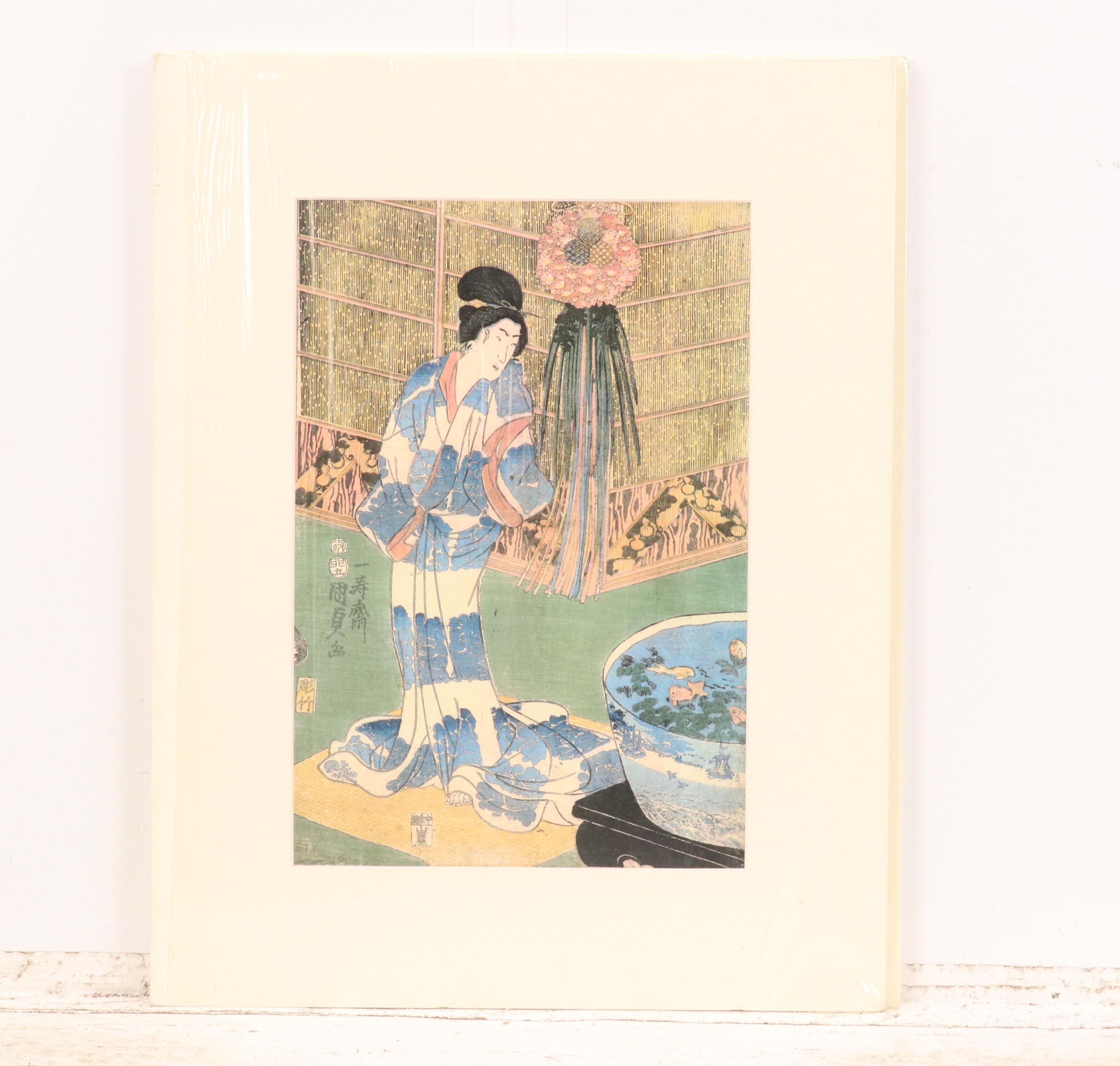 Utagawa Kunisada Japanese Woodblocks Kabuki Theater, 19th Century