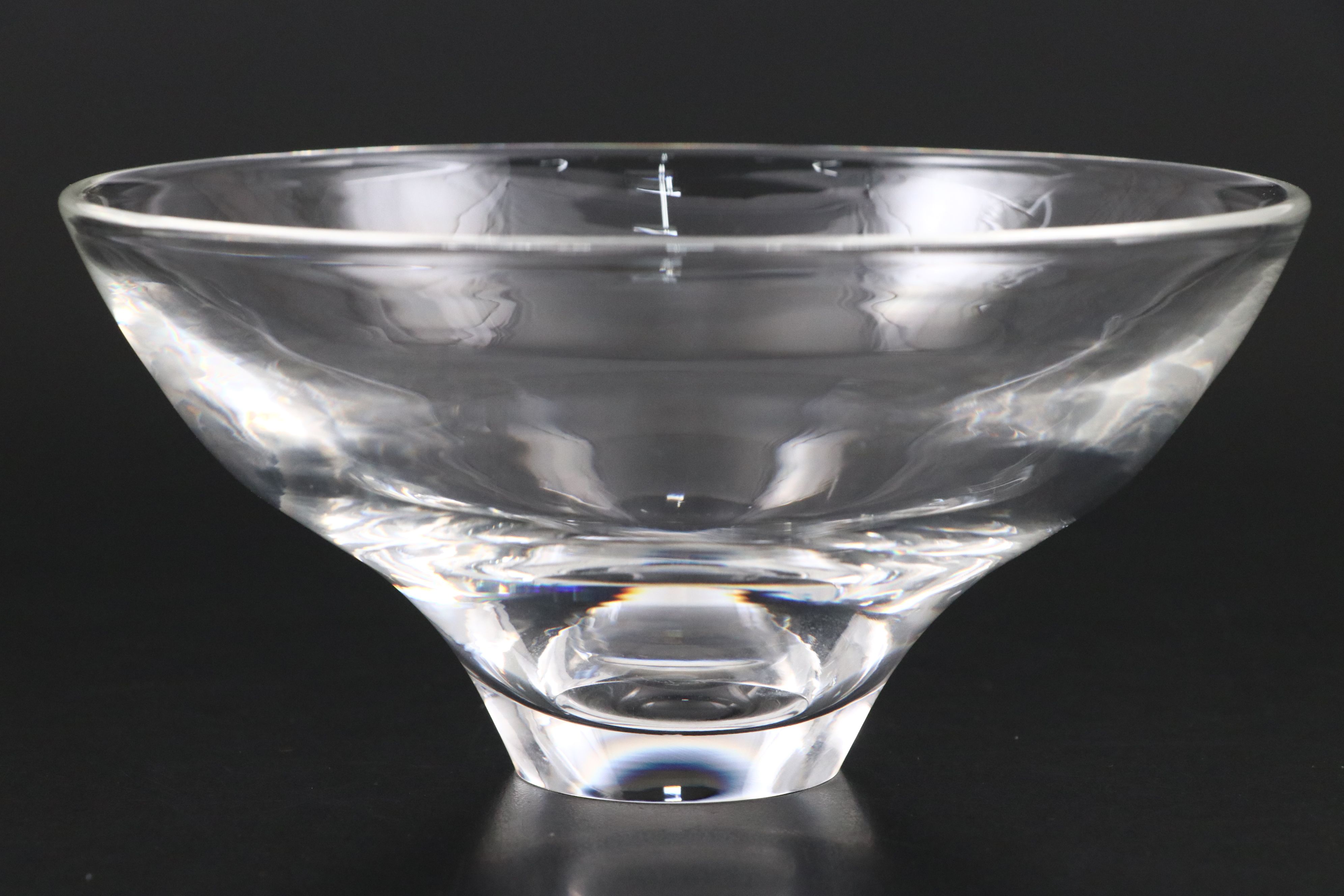 Steuben Art Glass with Orrefors Crystal Bowls and Vase