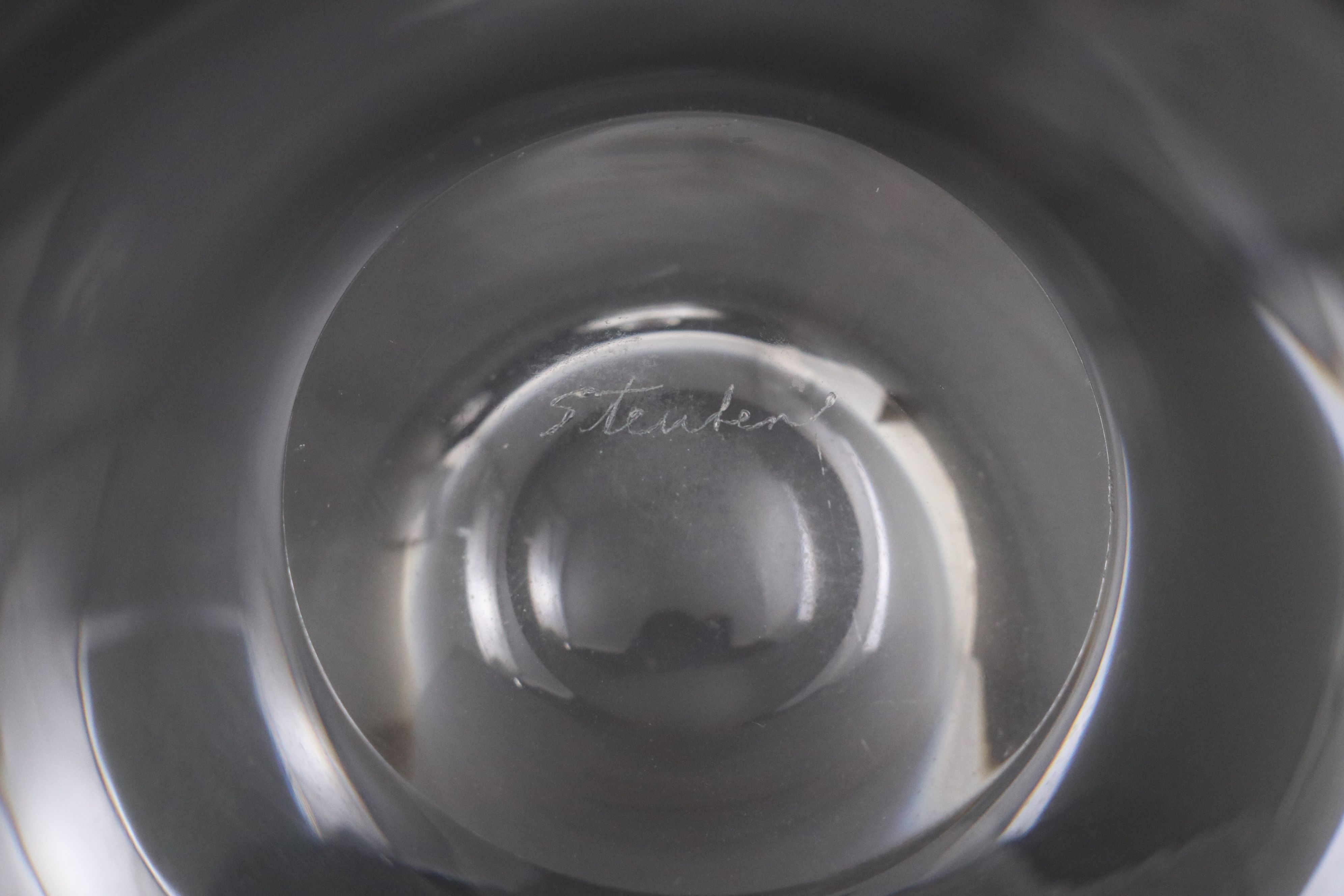 Steuben Art Glass with Orrefors Crystal Bowls and Vase