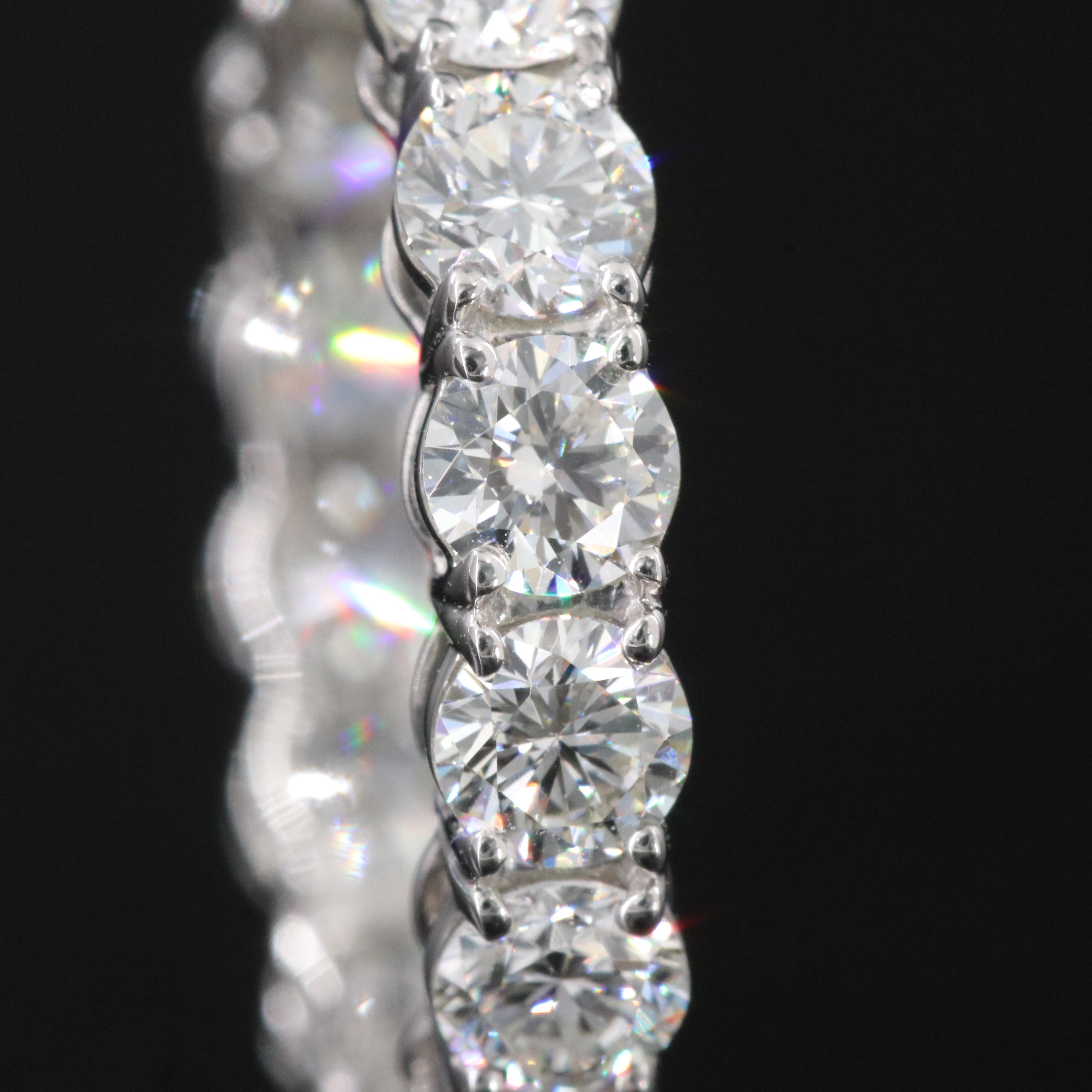 Platinum 3.48 CTW Diamond Eternity Band