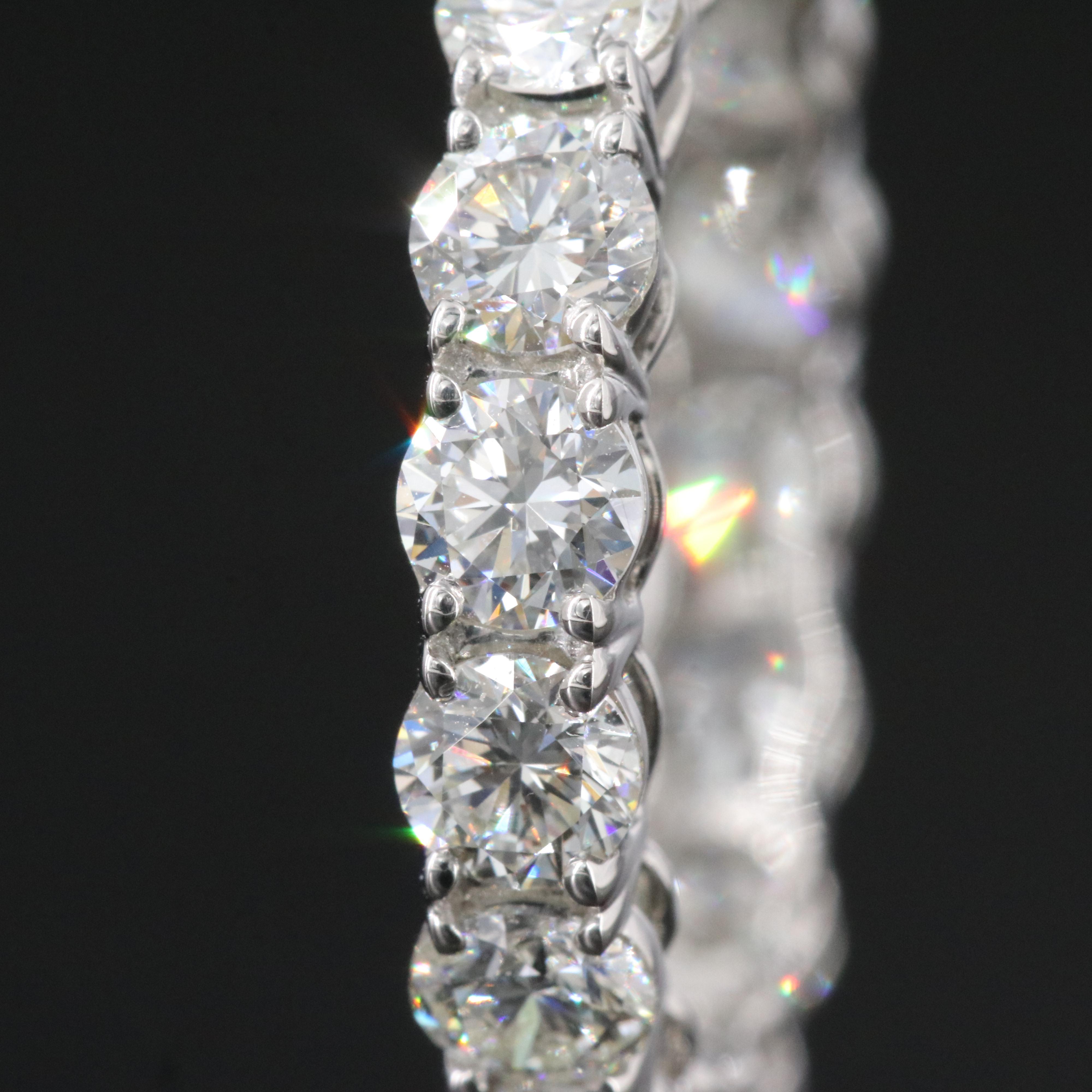 Platinum 3.48 CTW Diamond Eternity Band