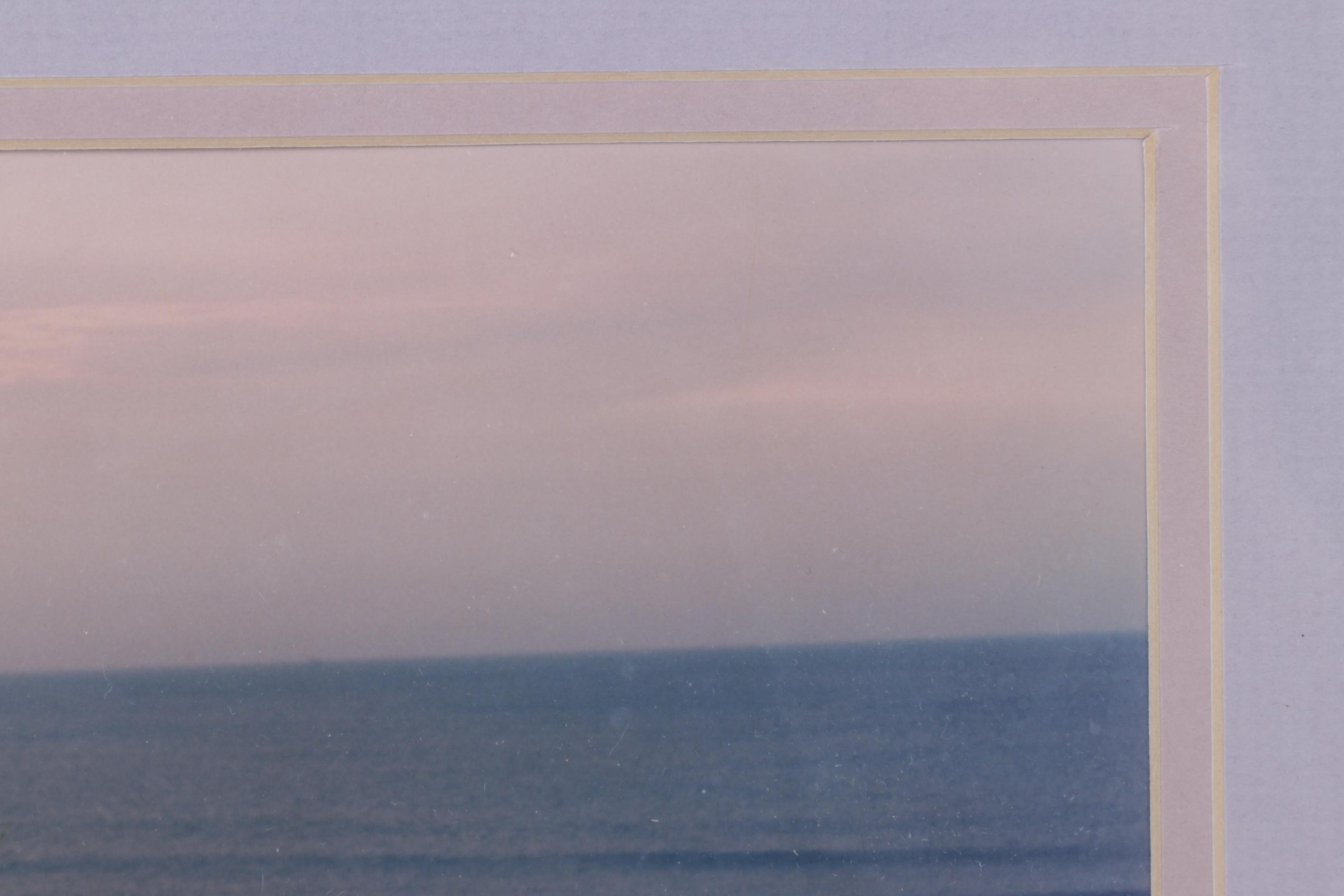 Signed Limited Run Photograph of Beach at Sunset, 467/2000