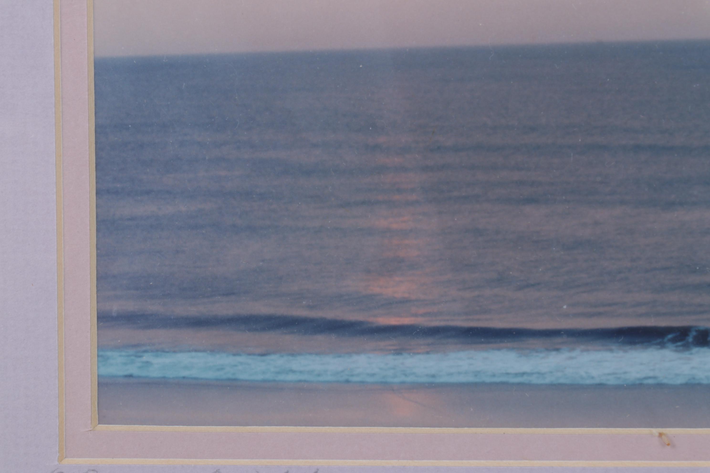 Signed Limited Run Photograph of Beach at Sunset, 467/2000