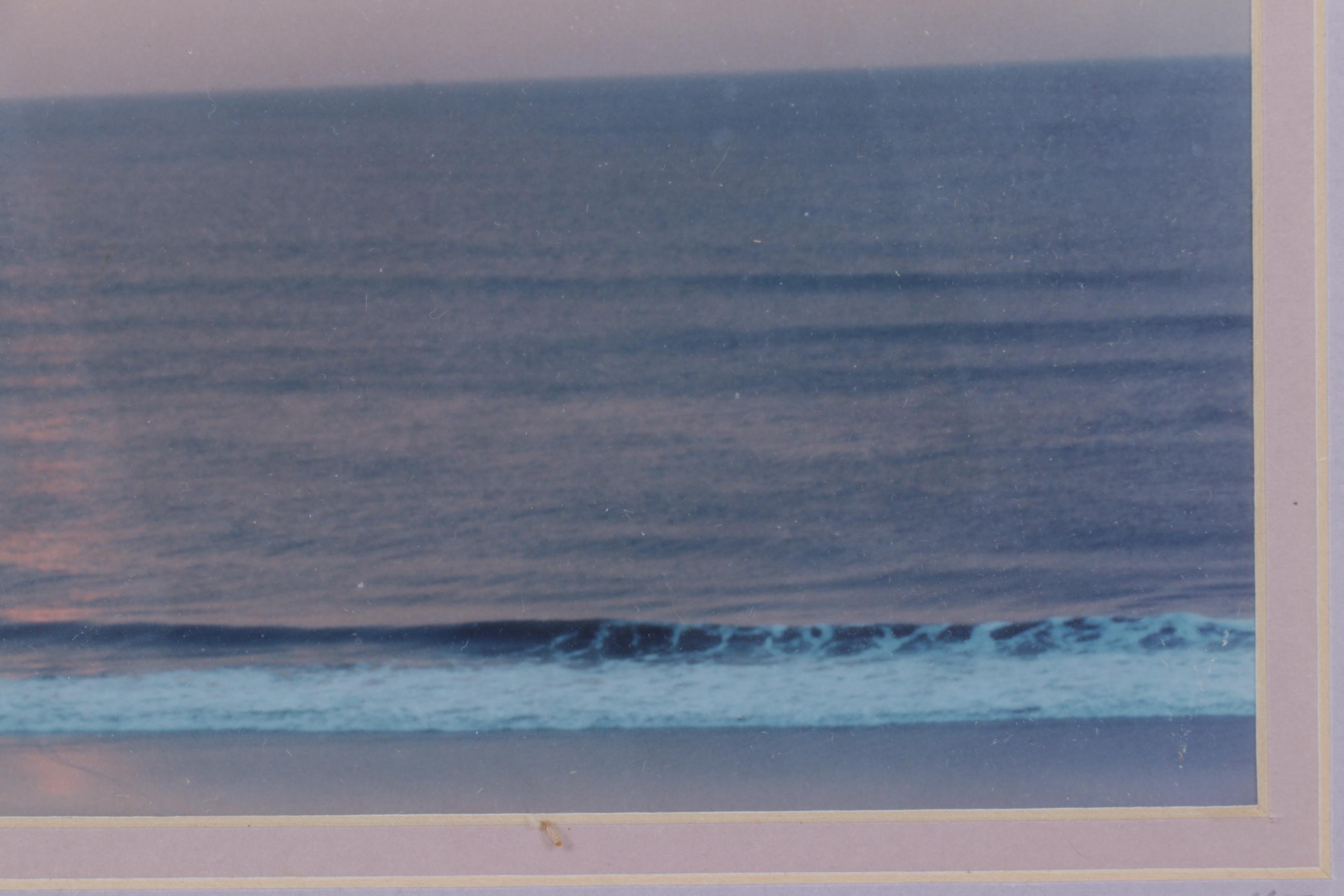 Signed Limited Run Photograph of Beach at Sunset, 467/2000