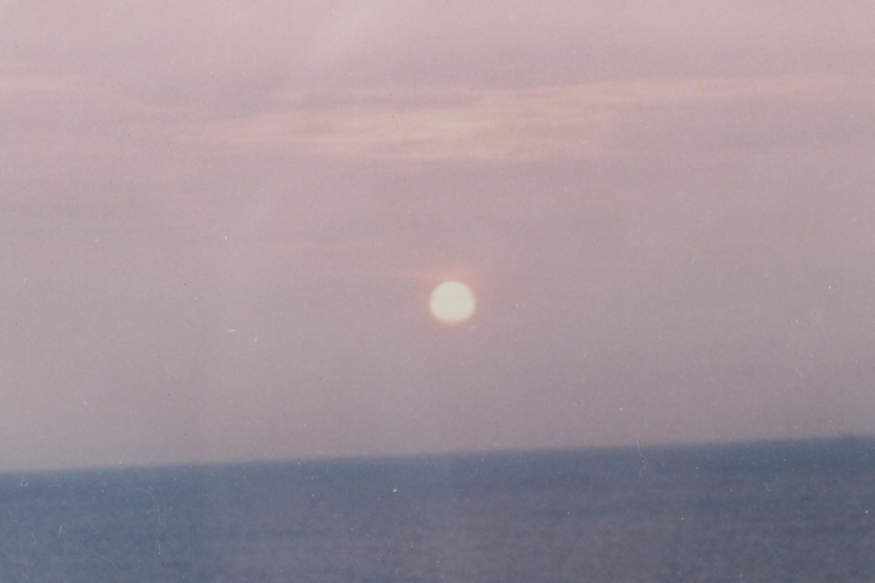 Signed Limited Run Photograph of Beach at Sunset, 467/2000