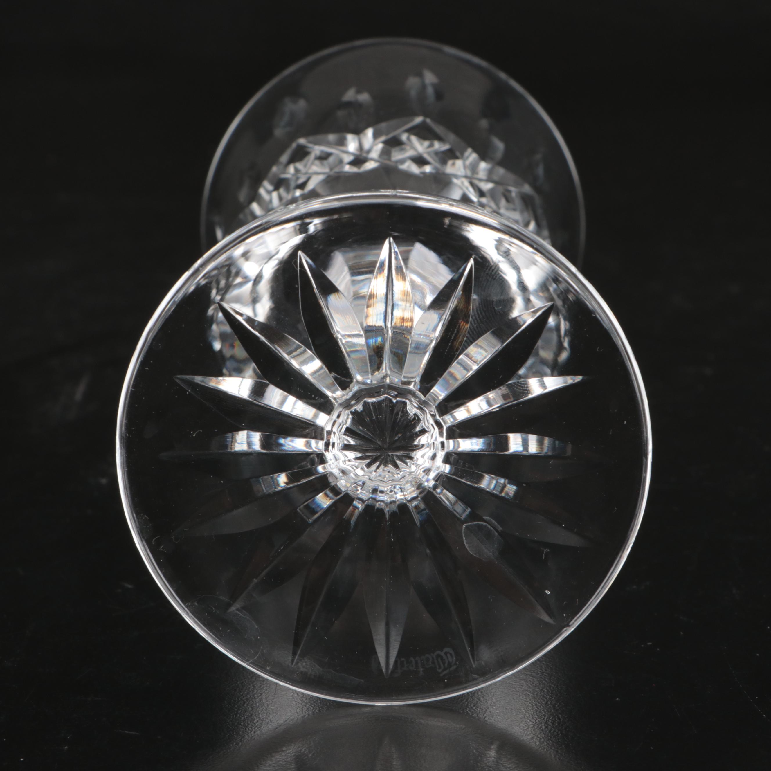 Waterford Crystal "Lismore" Water Goblets, Mid to Late 20th Century