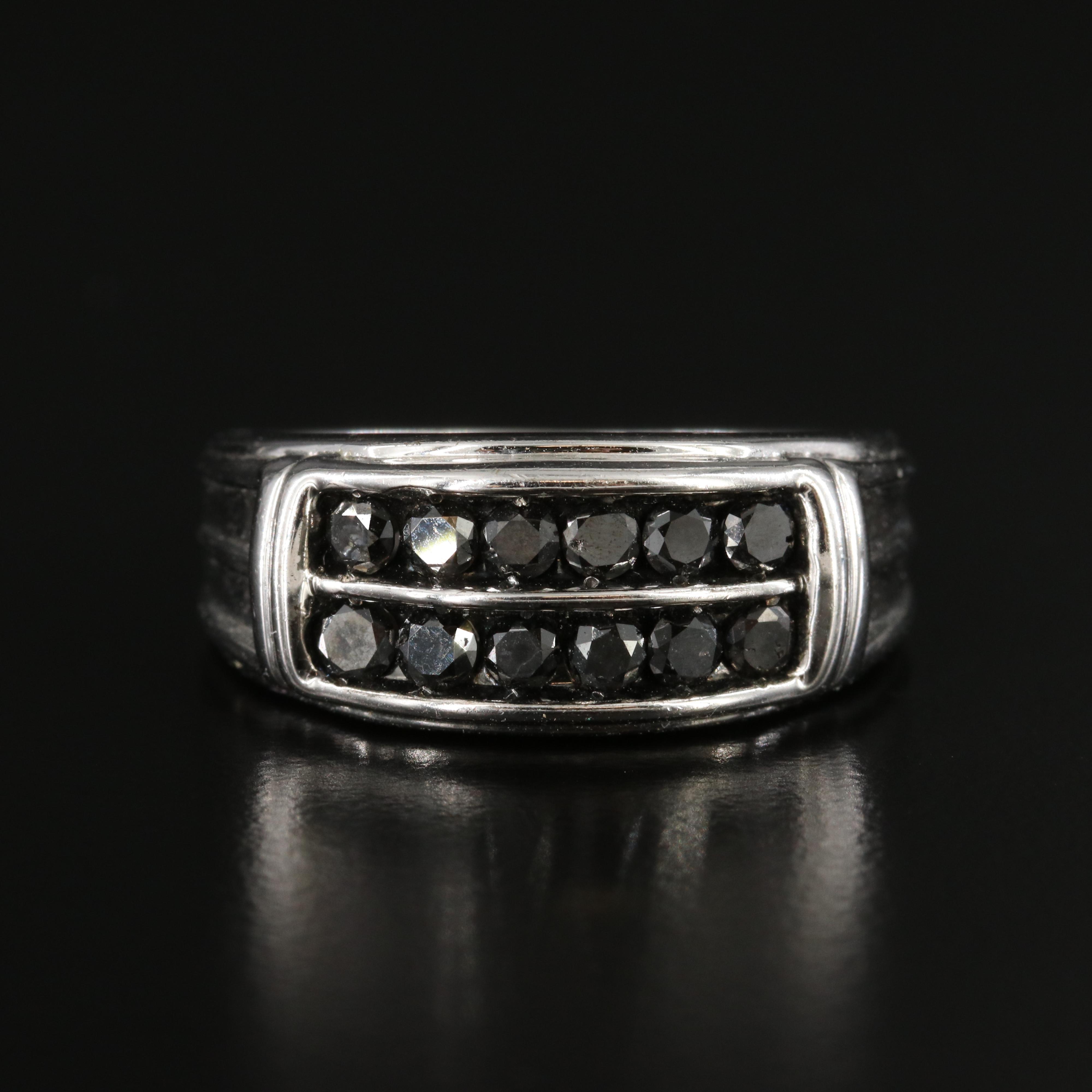 Sterling Diamond Ring