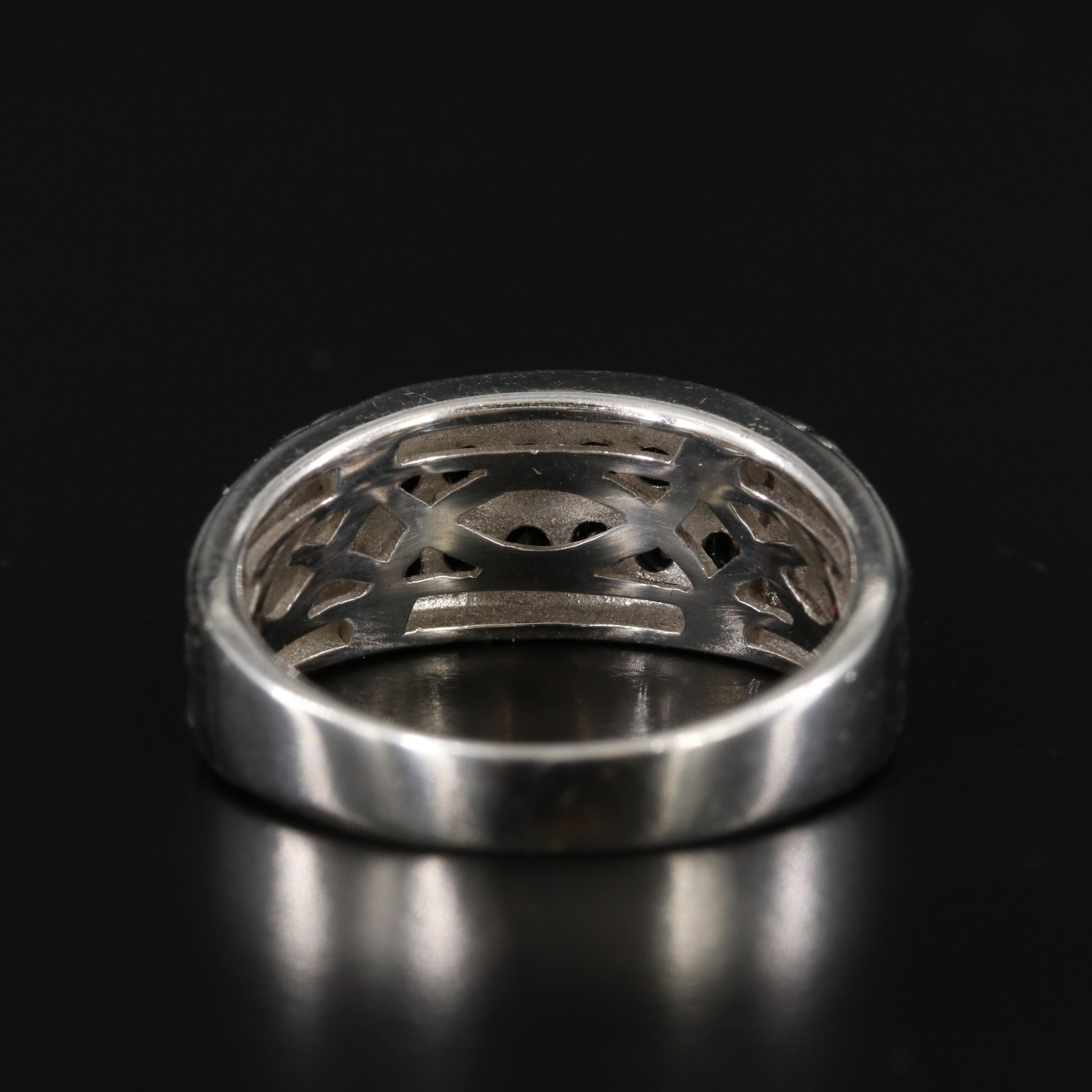 Sterling Diamond Ring