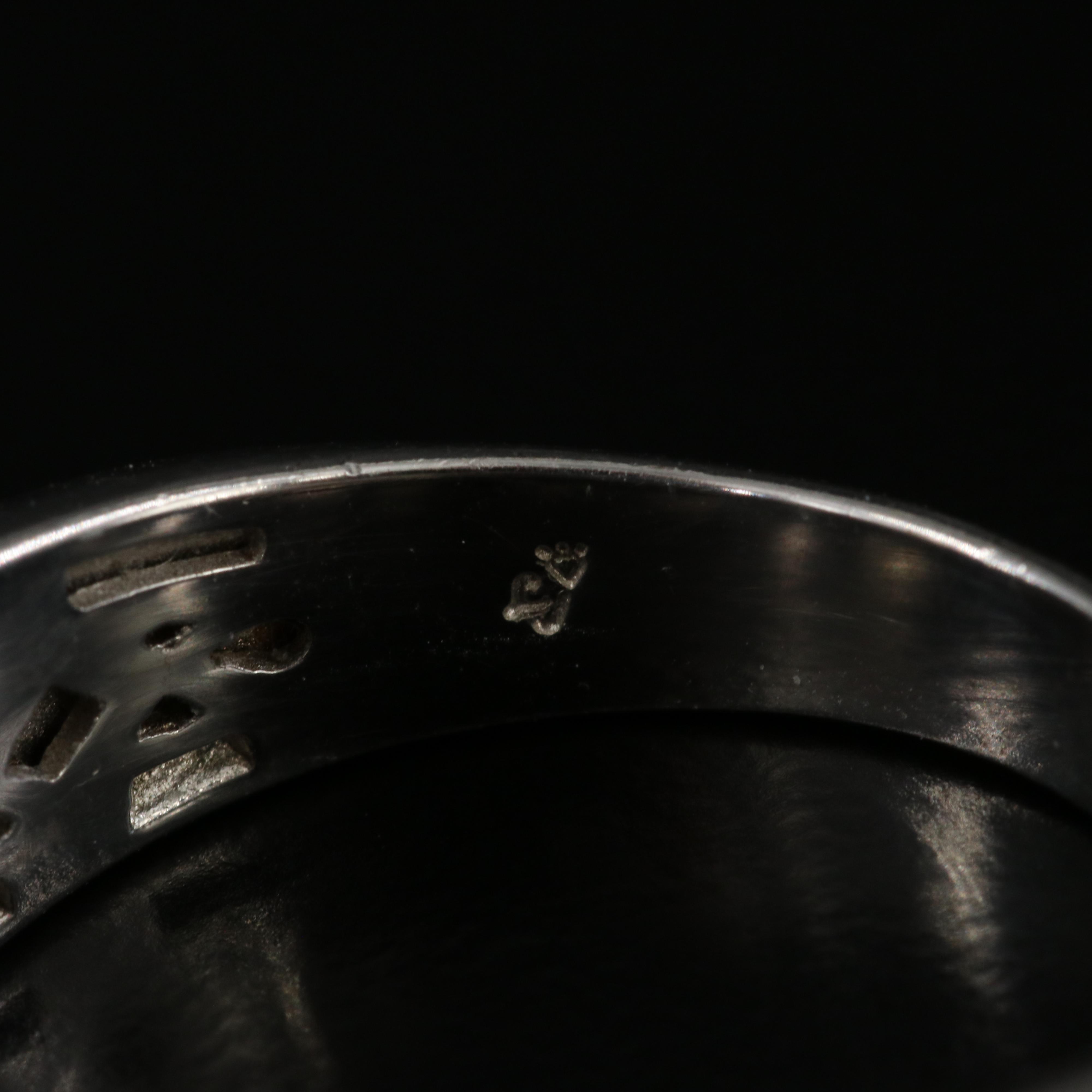 Sterling Diamond Ring