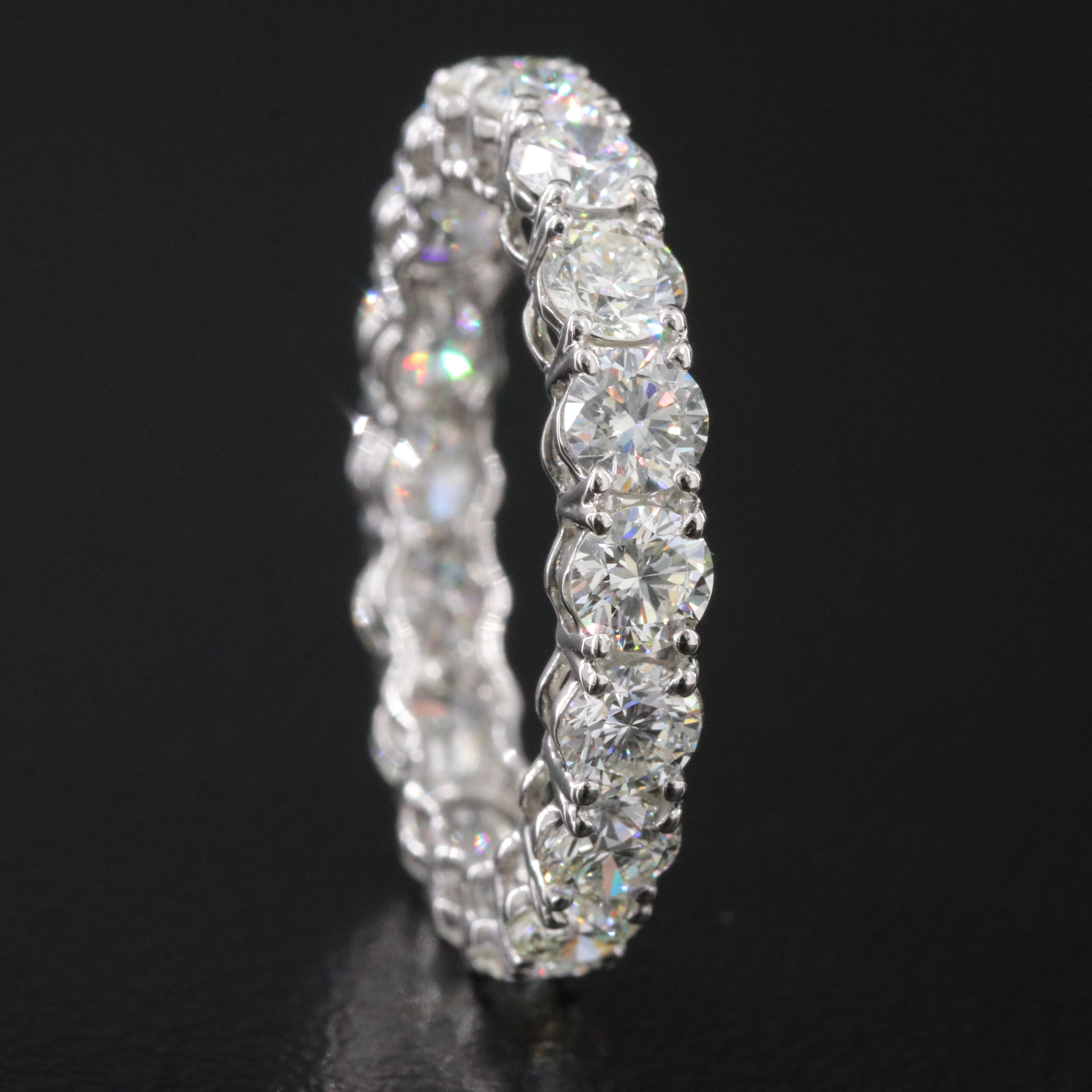 Platinum 3.45 CTW Diamond Eternity Band