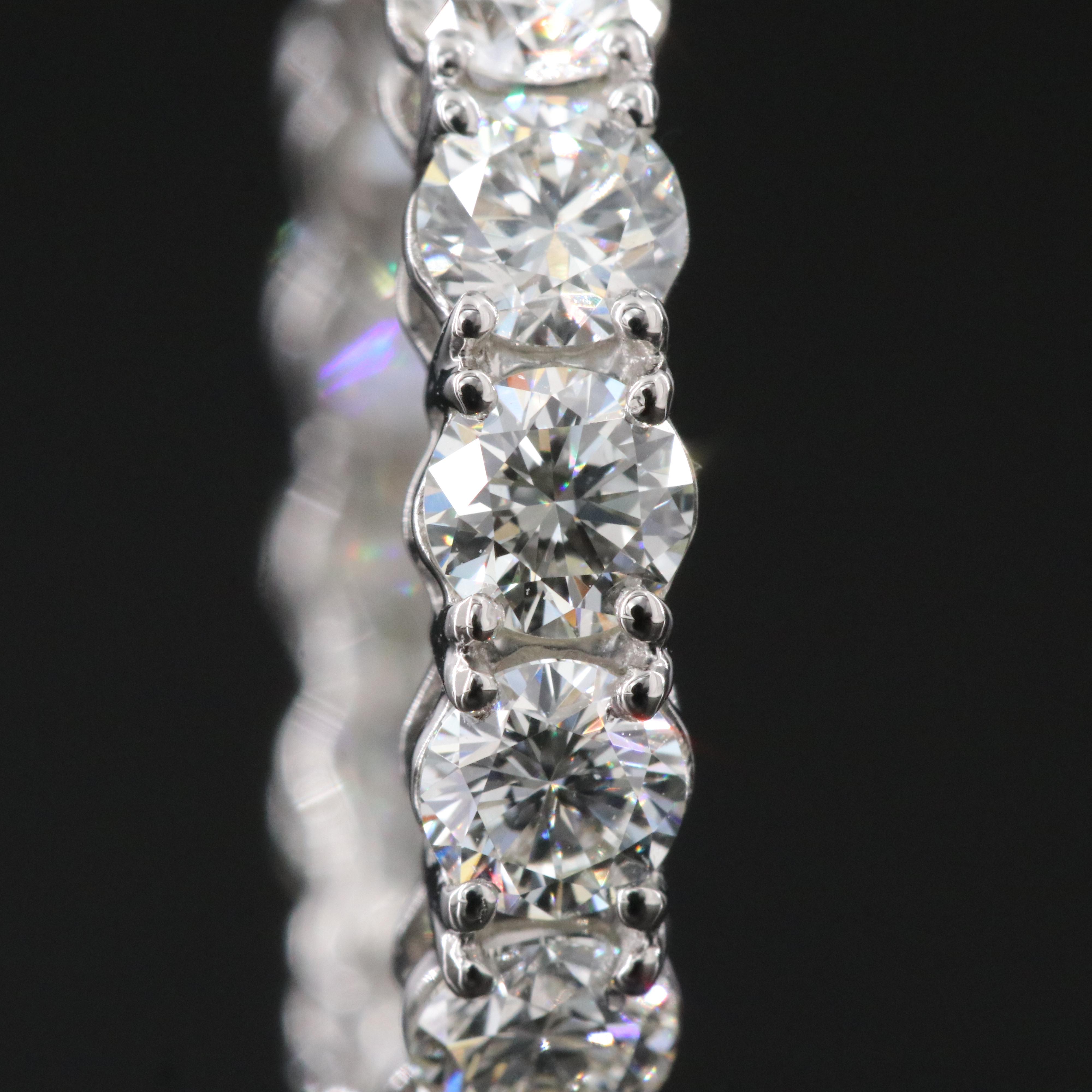 Platinum 3.45 CTW Diamond Eternity Band