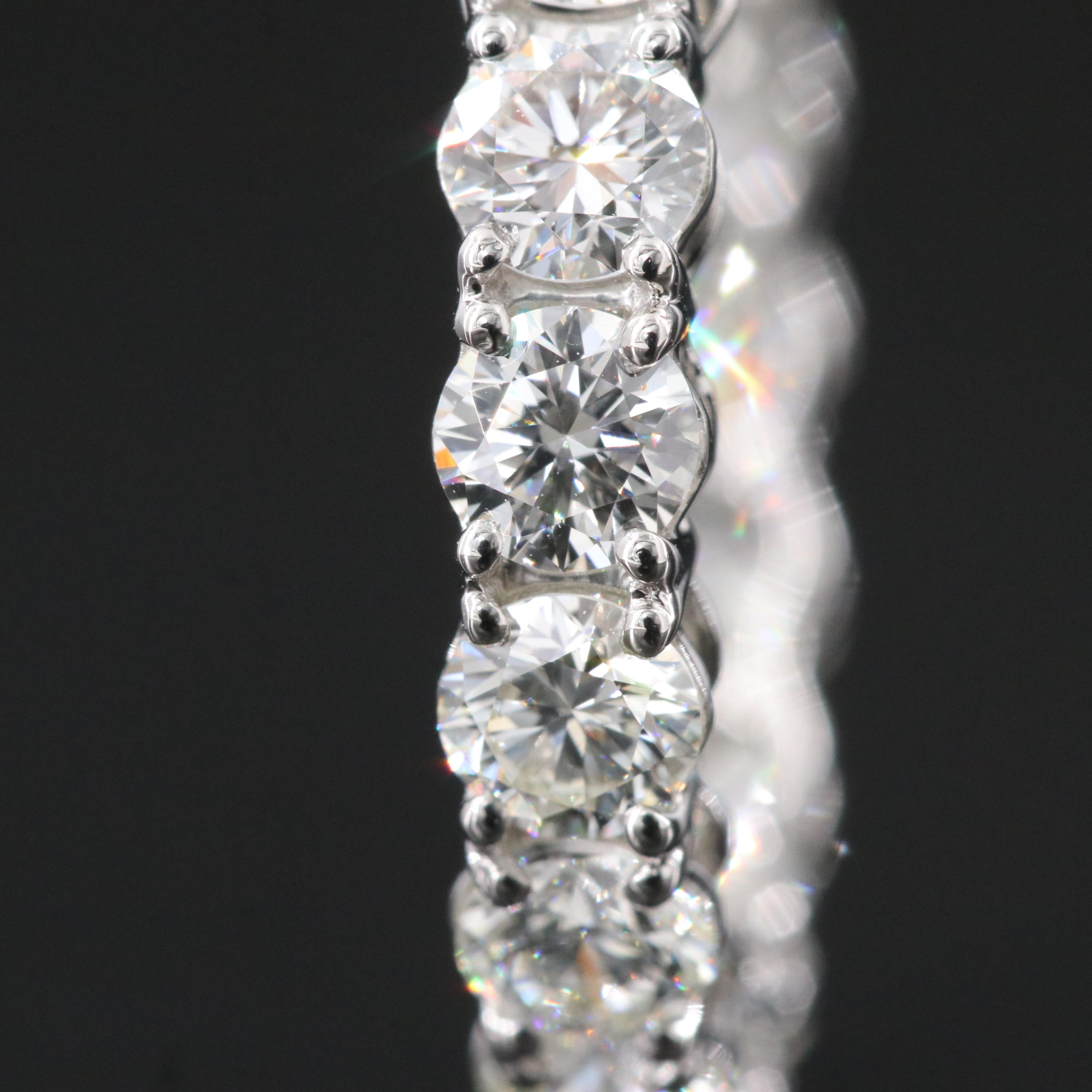 Platinum 3.45 CTW Diamond Eternity Band