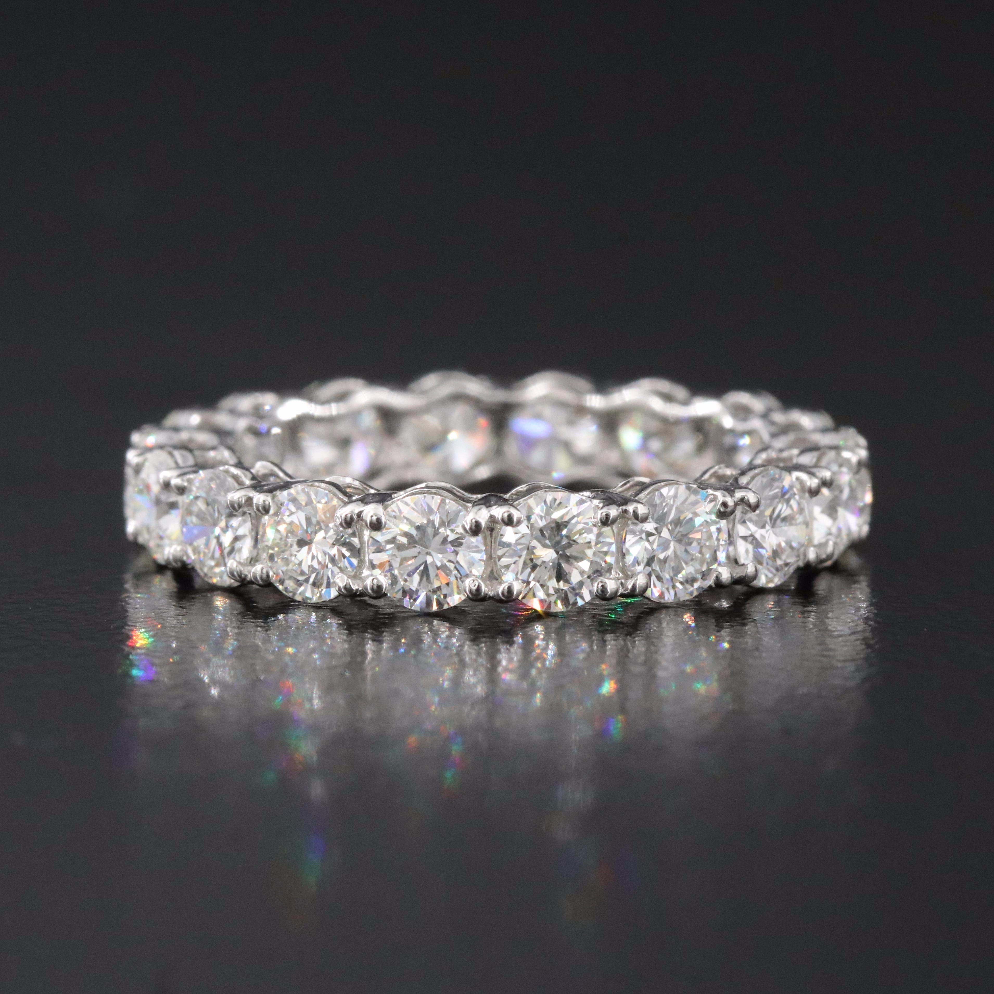 Platinum 3.45 CTW Diamond Eternity Band