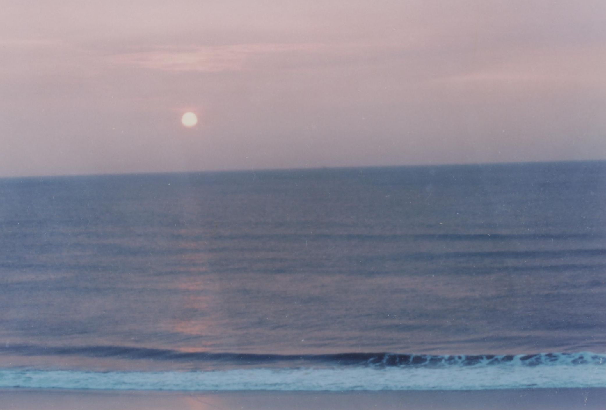 Signed Limited Run Photograph of Beach at Sunset, 467/2000