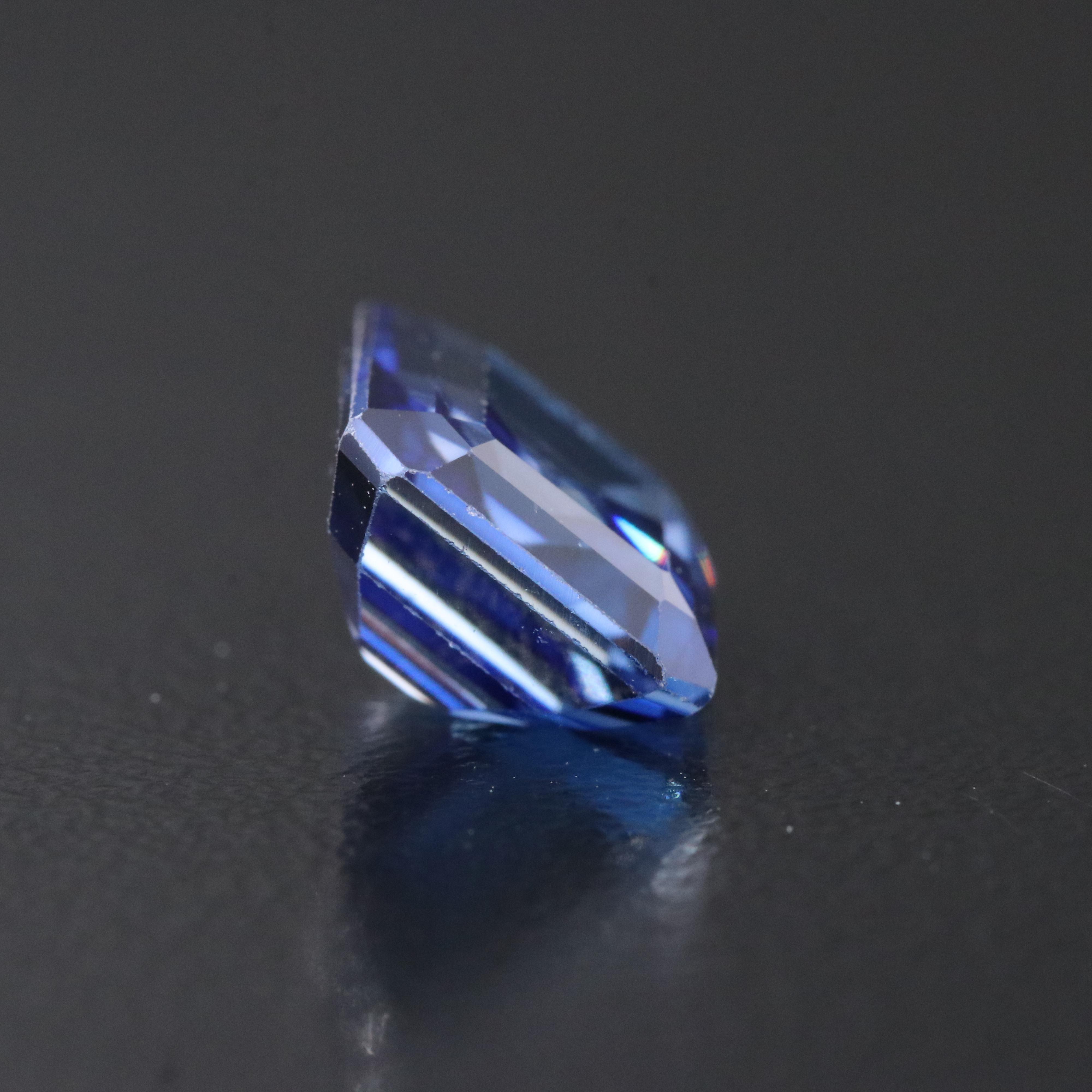 Loose 4.71 CT Lab Grown Sapphire