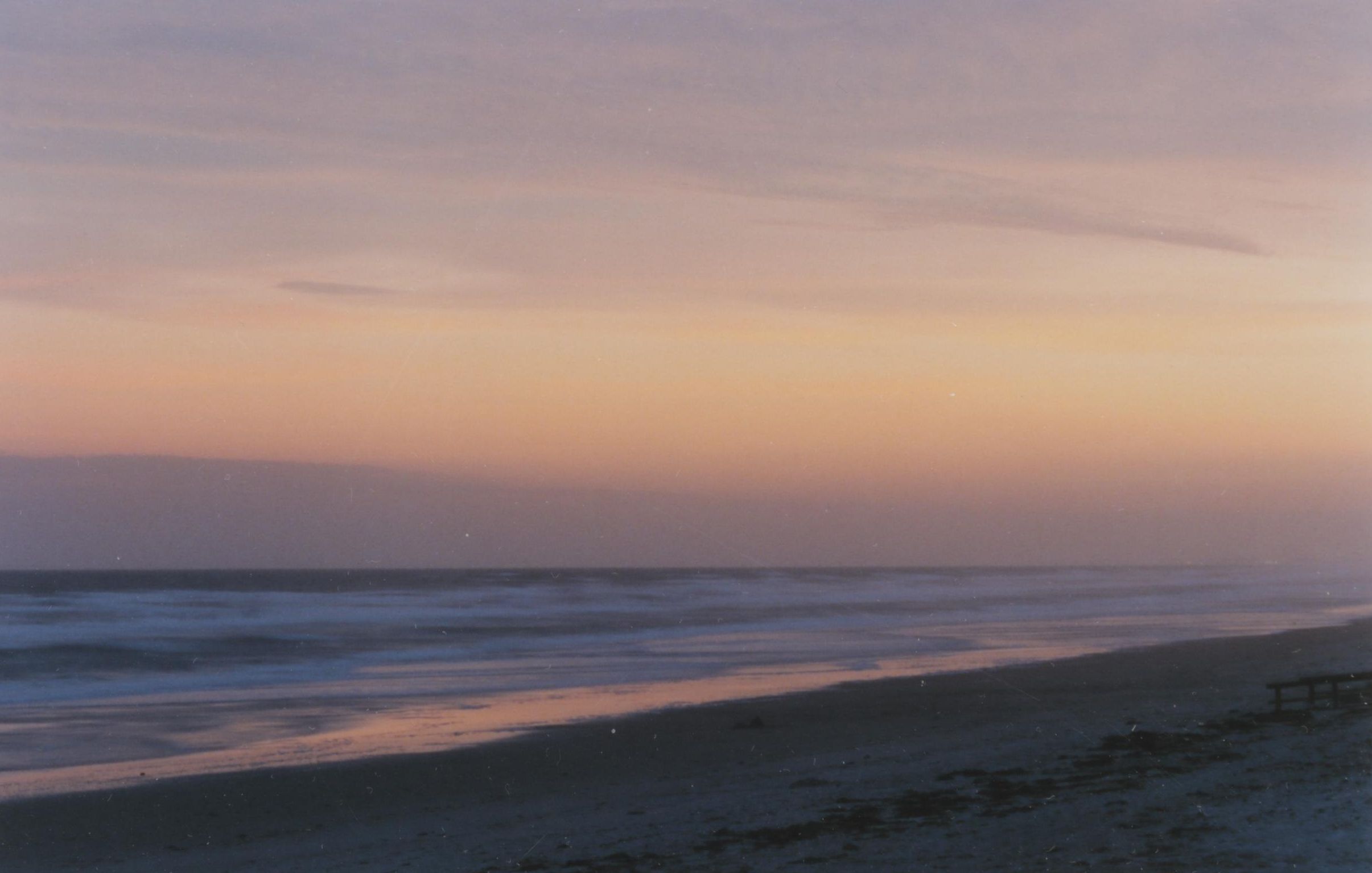 Steve Vaughn Color Photograph of Beach at Sunrise in Mat Boards
