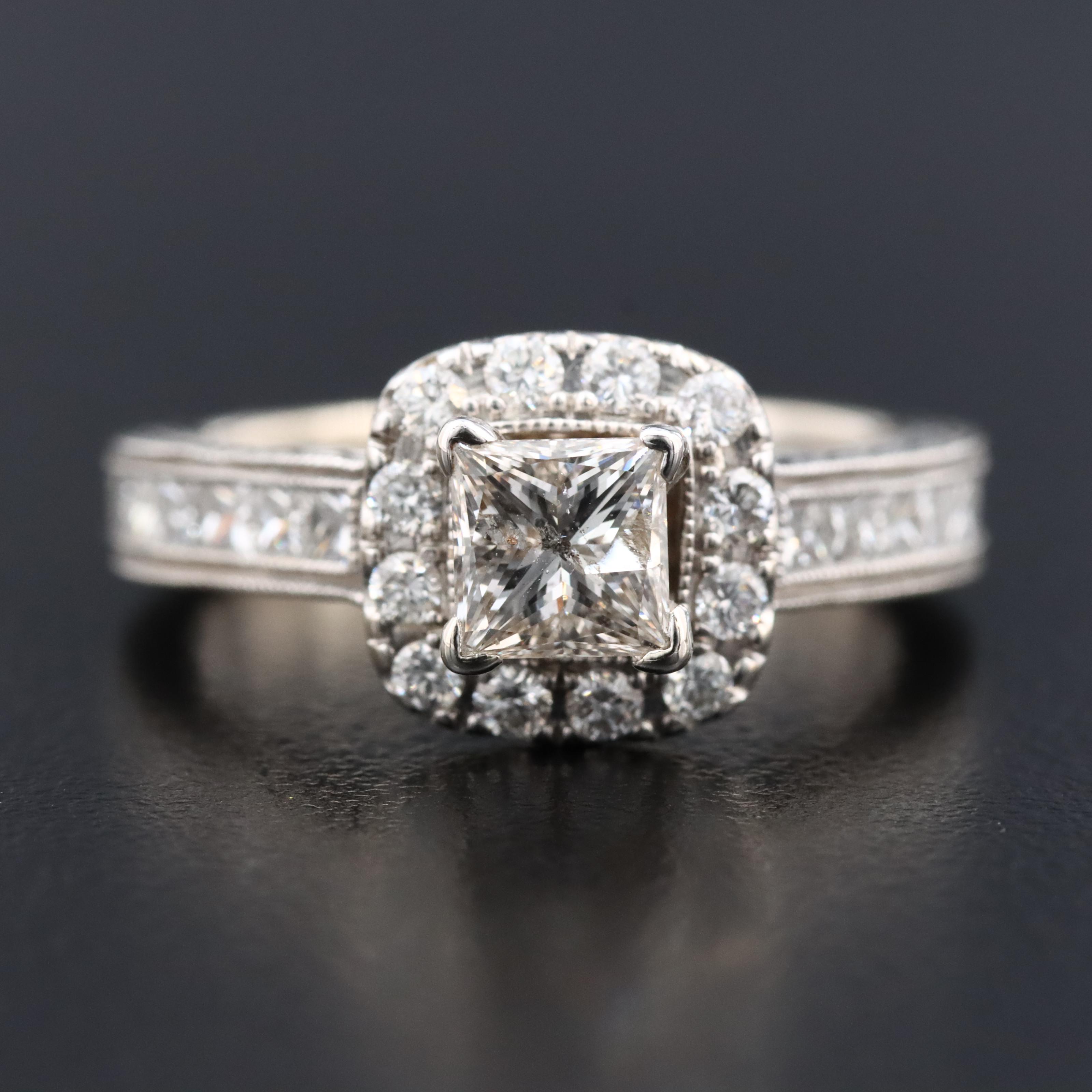 14K 1.71 CTW Diamond Ring Attributed to Neil Lane