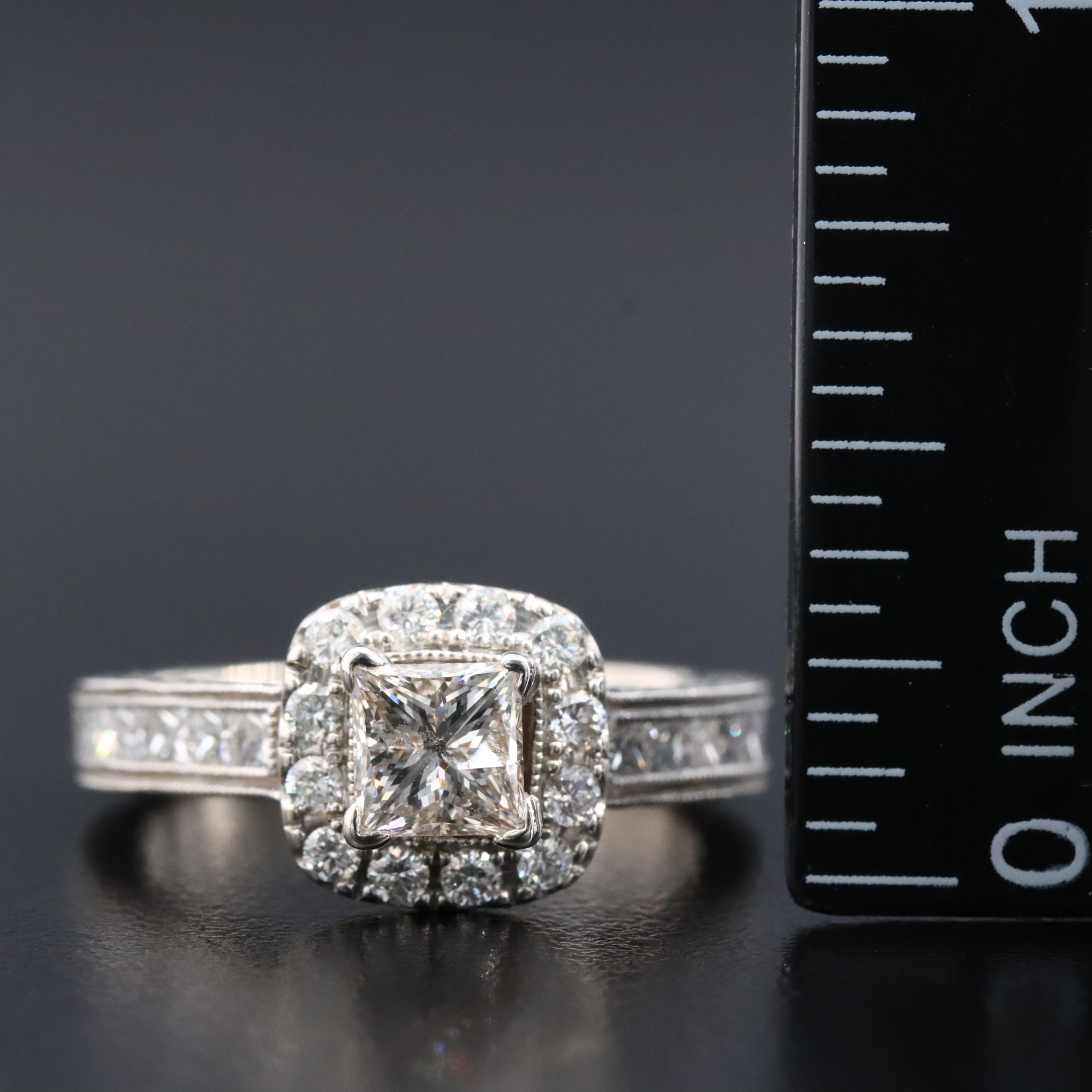 14K 1.71 CTW Diamond Ring Attributed to Neil Lane