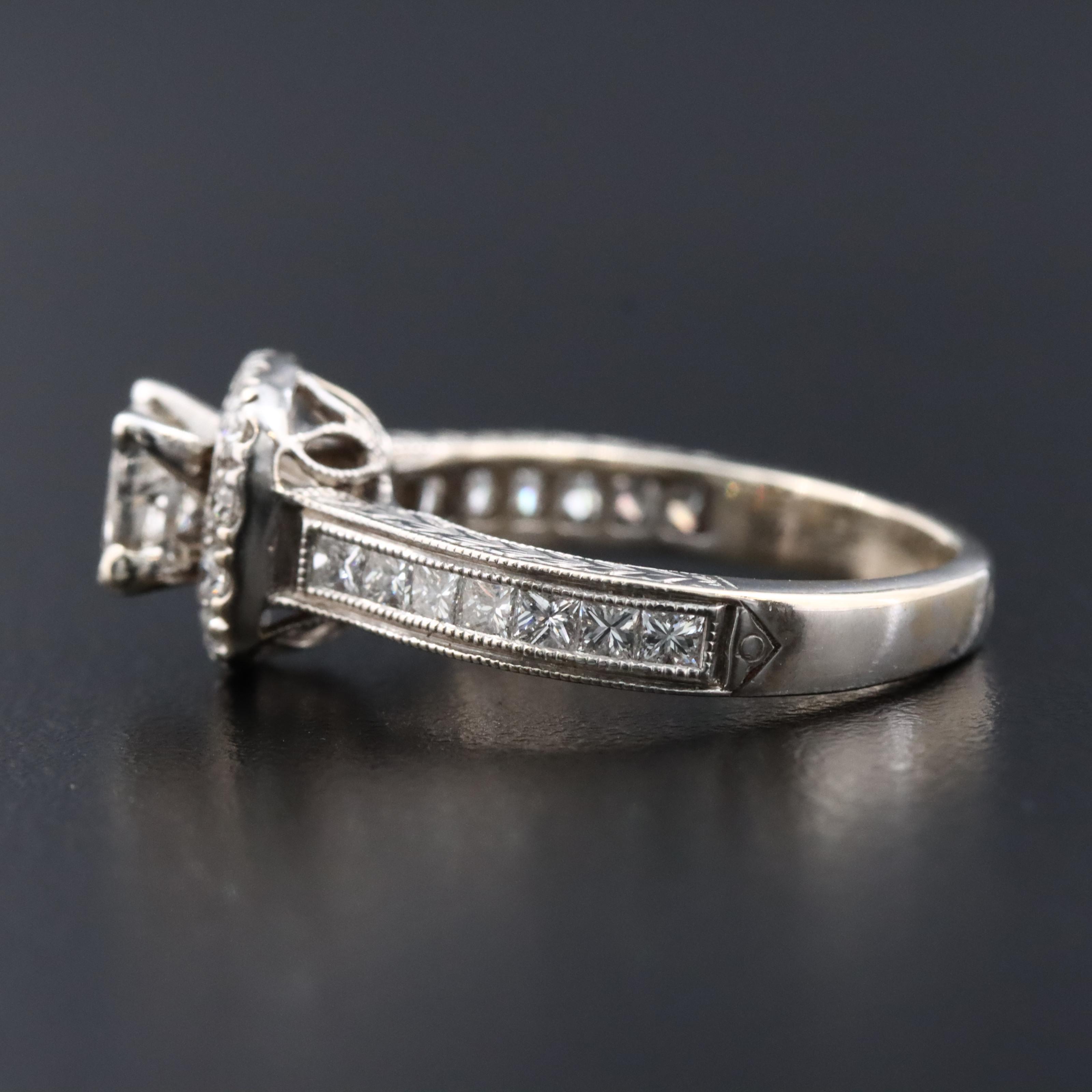 14K 1.71 CTW Diamond Ring Attributed to Neil Lane