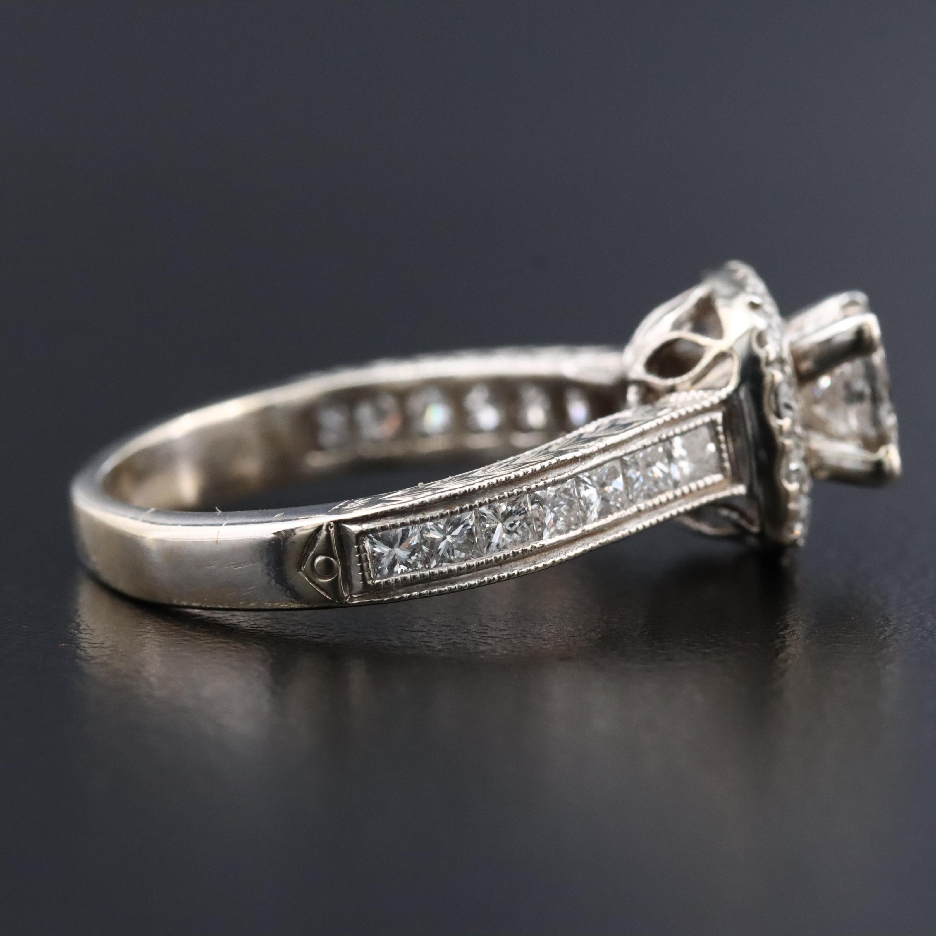 14K 1.71 CTW Diamond Ring Attributed to Neil Lane