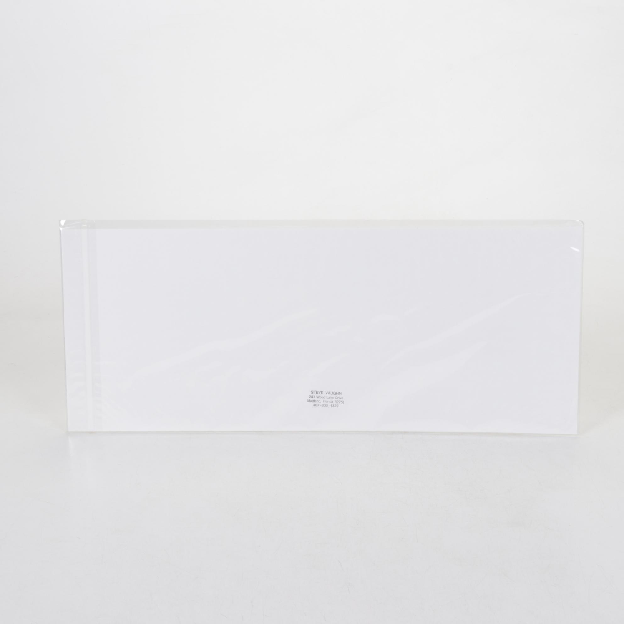 Steve Vaughn Panoramic Photograph of Beach Scene at Sunset