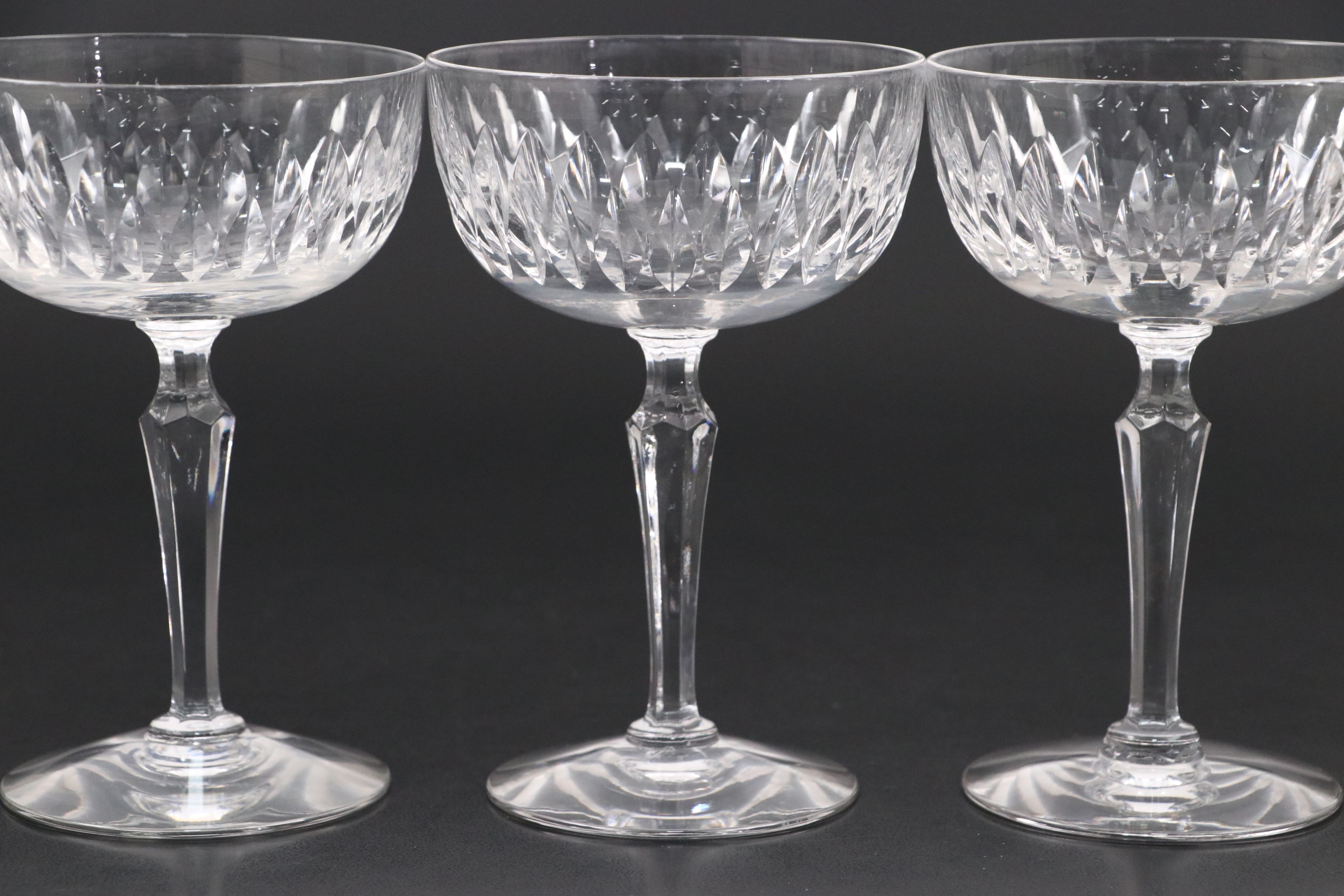 Tiffin-Franciscan "Arlington" Champagne Coupes, 1967-1971