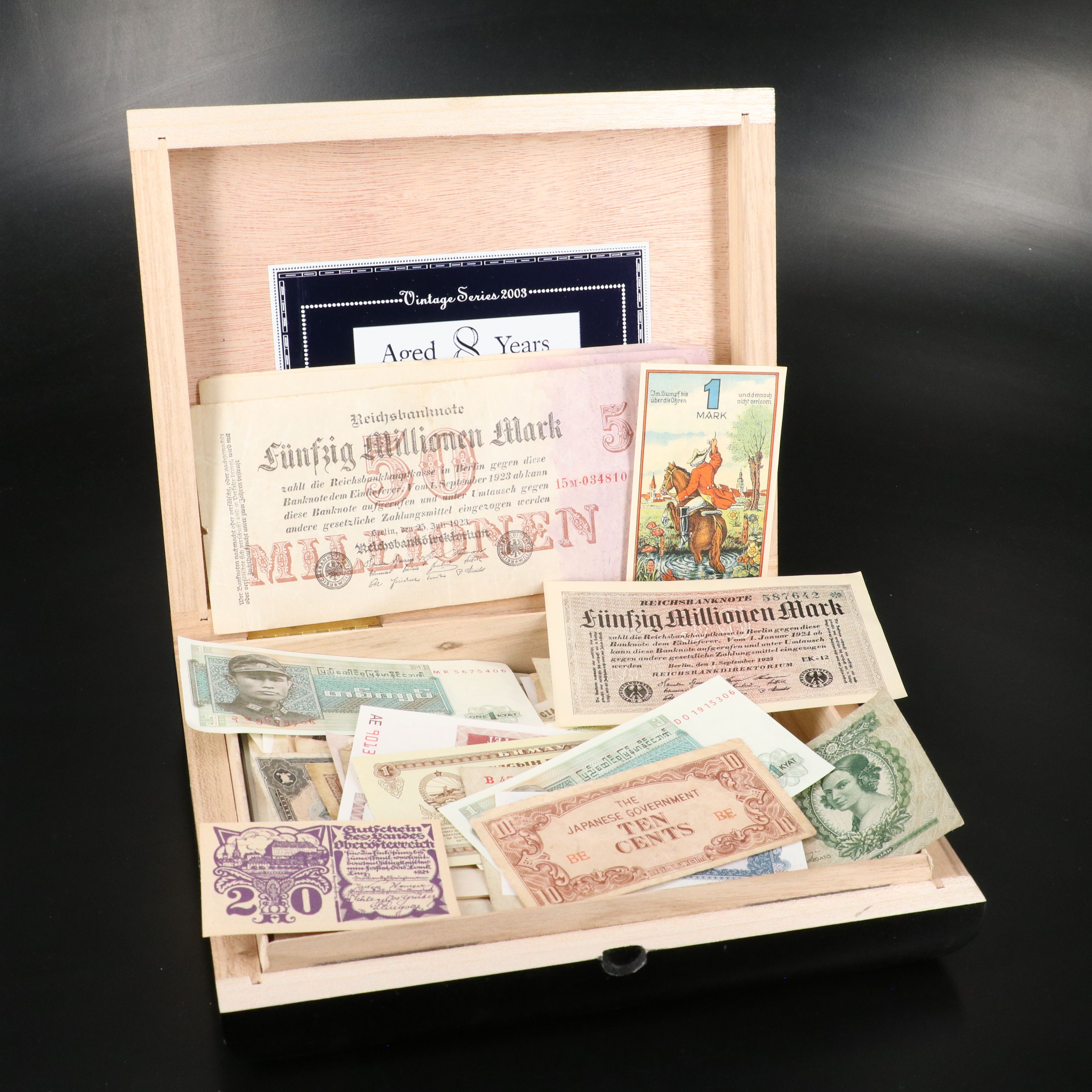 Collection of Modern Foreign Currency from Around the World