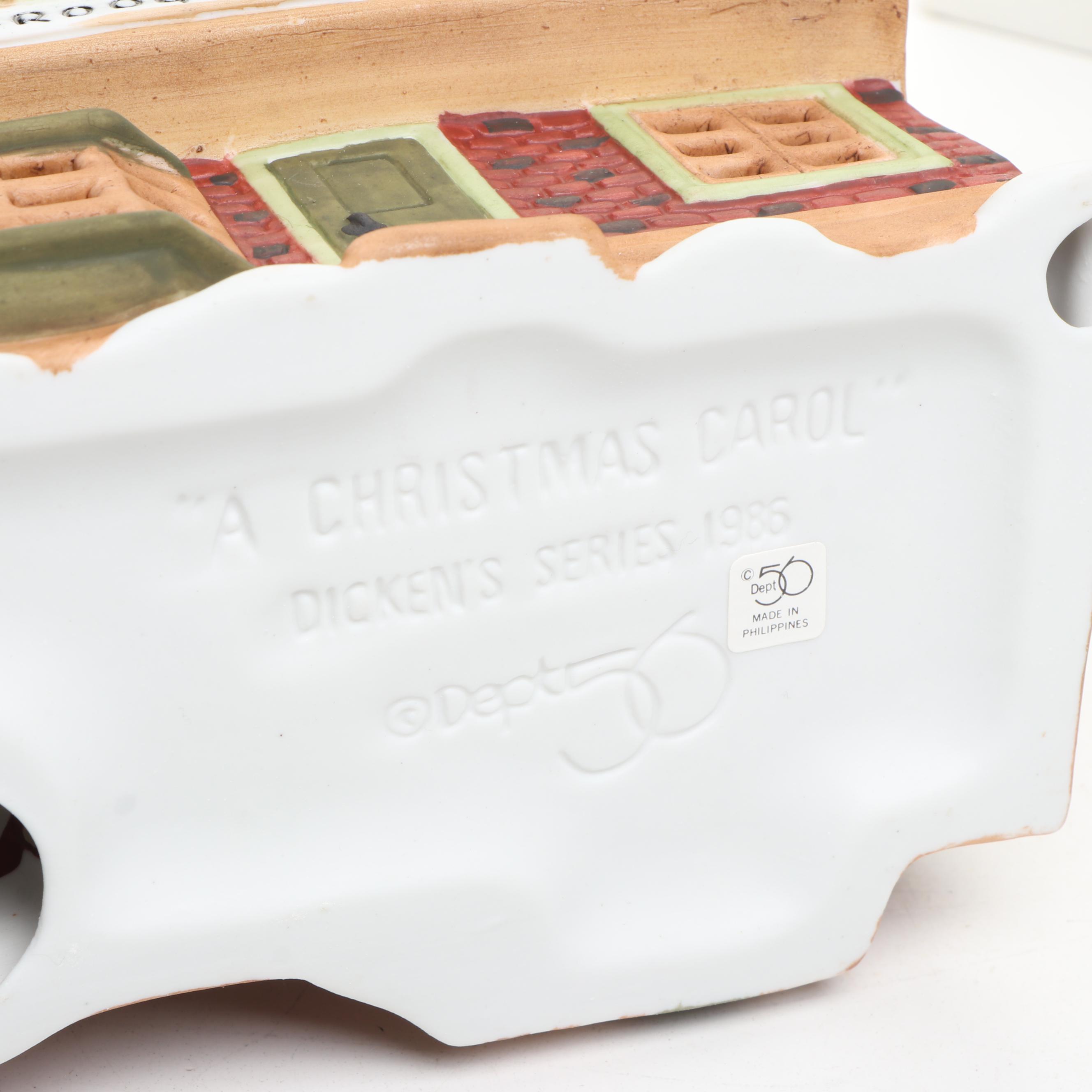 Dept.56 "Scrooge and Marley Counting House" and More Christmas Table Décor