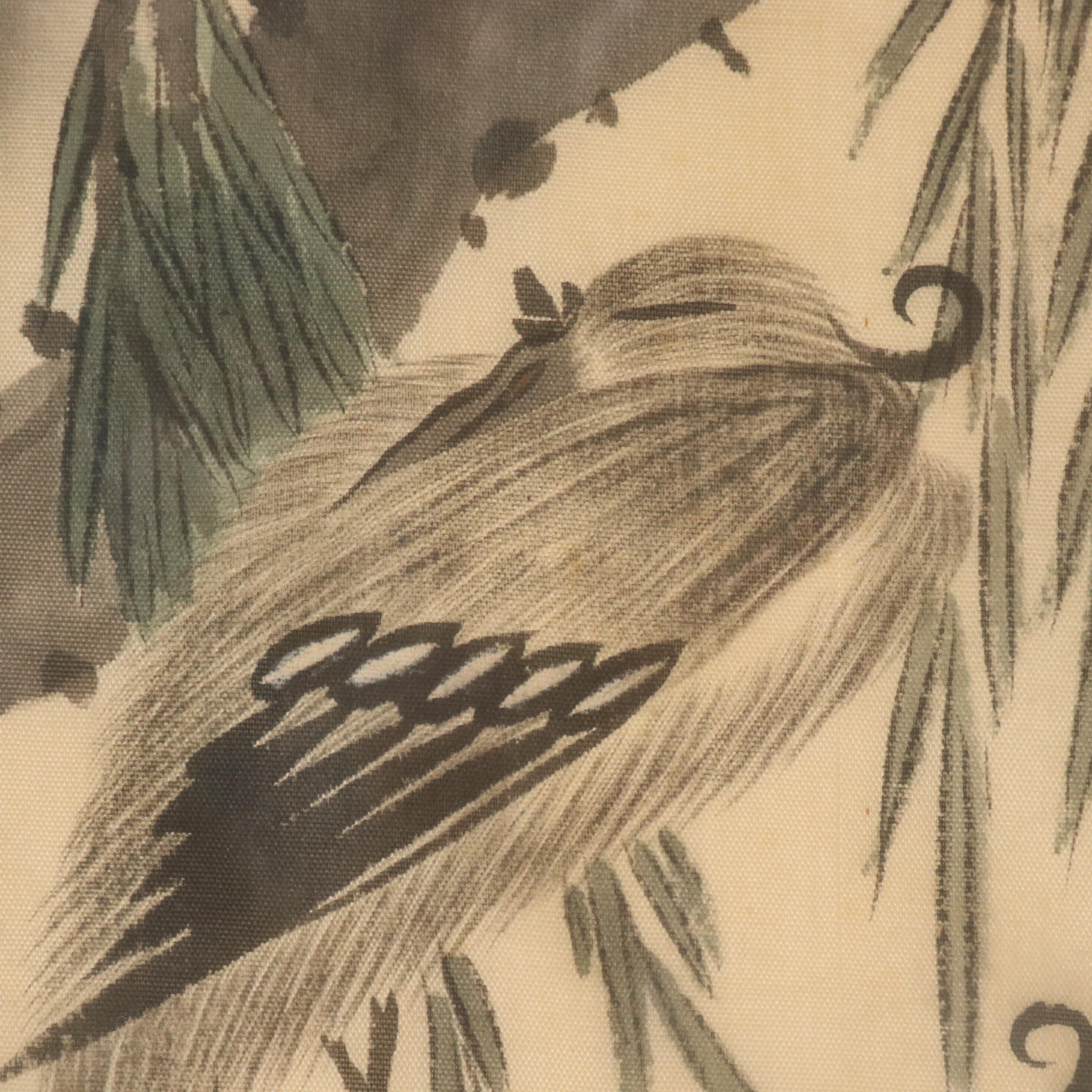 Antique Chinese School Painting on Silk