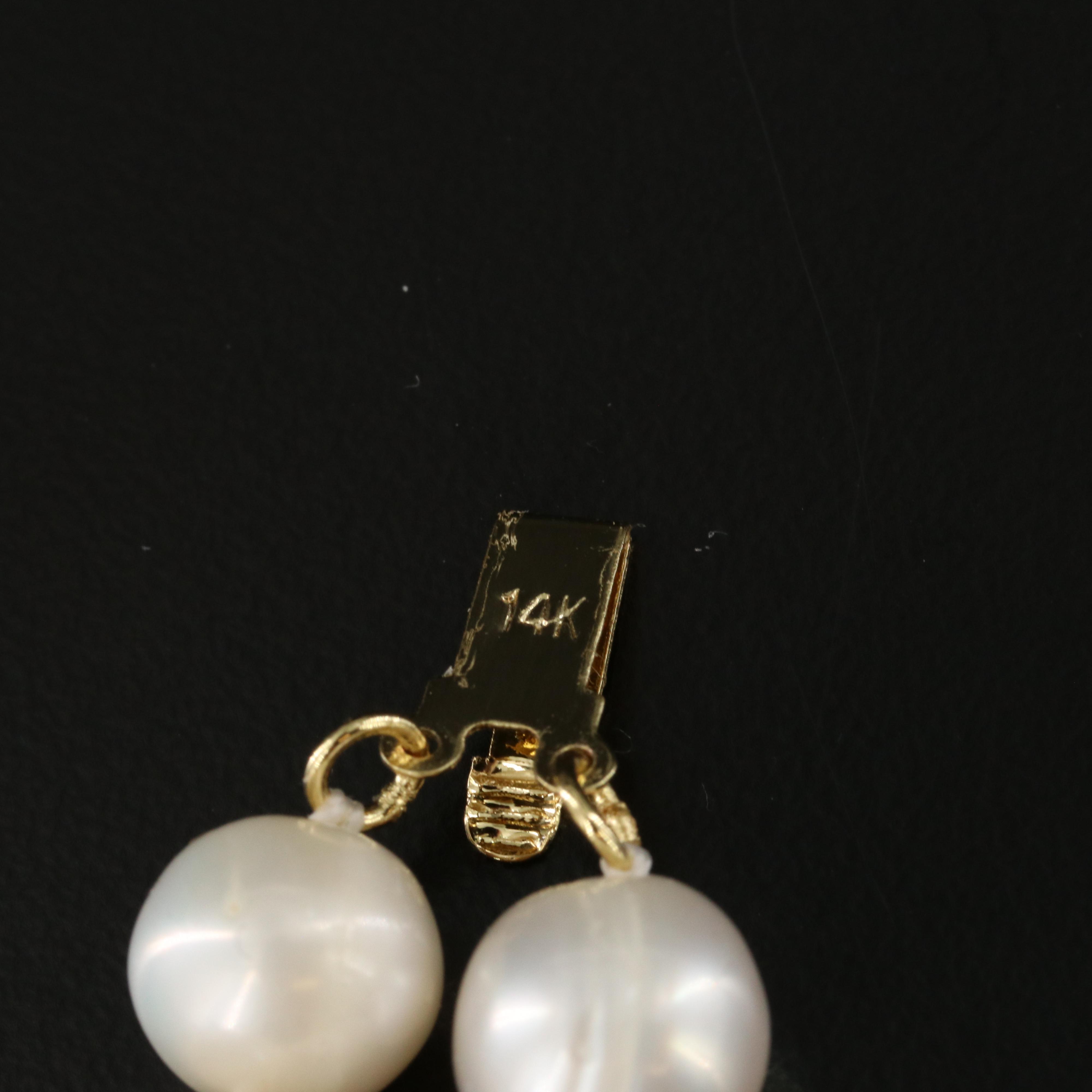 Pearl Double Row Bracelet with 14K Clasp