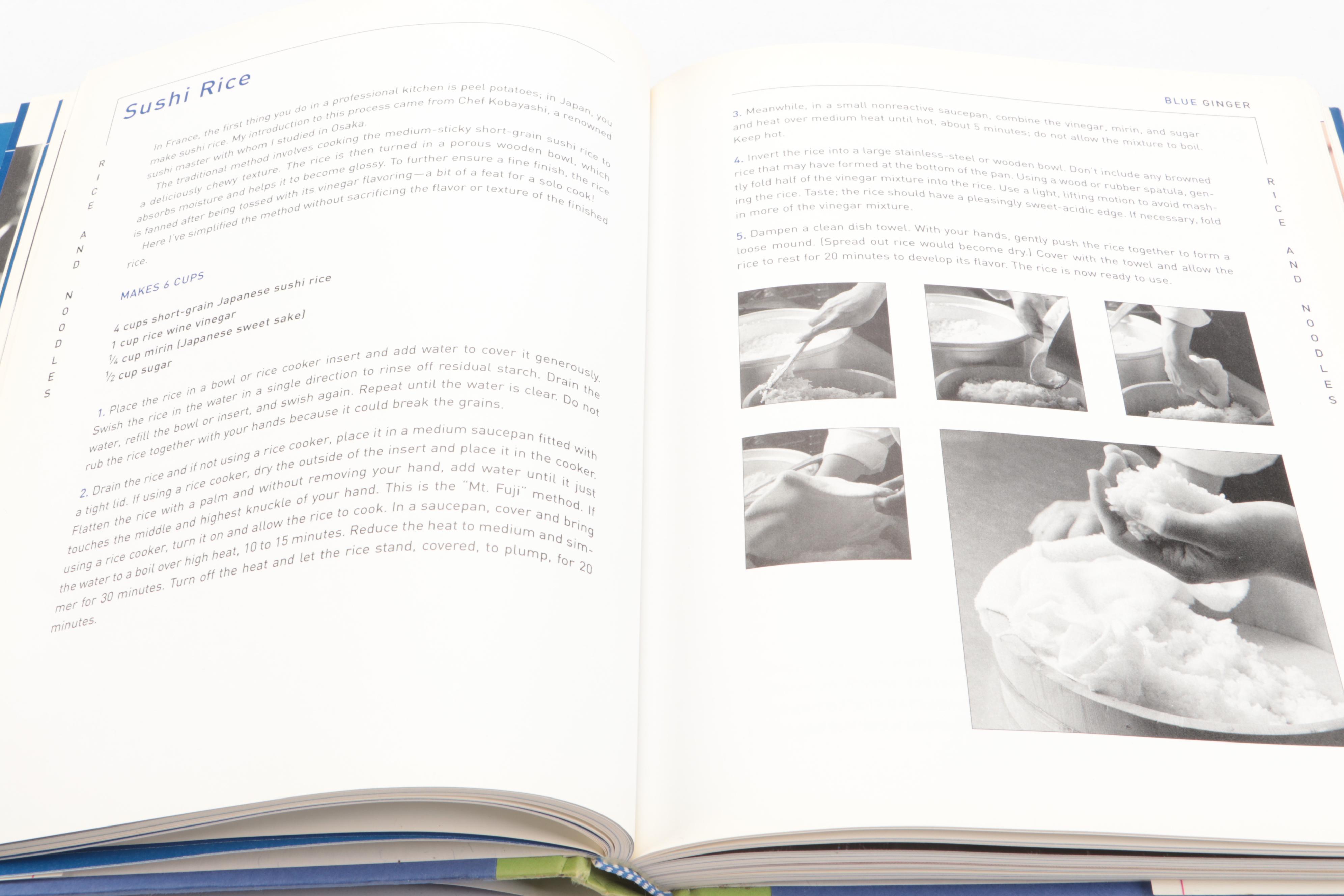 First Edition "Blue Ginger" by Ming Tsai and Arthur Boehm with Nutribullet Book