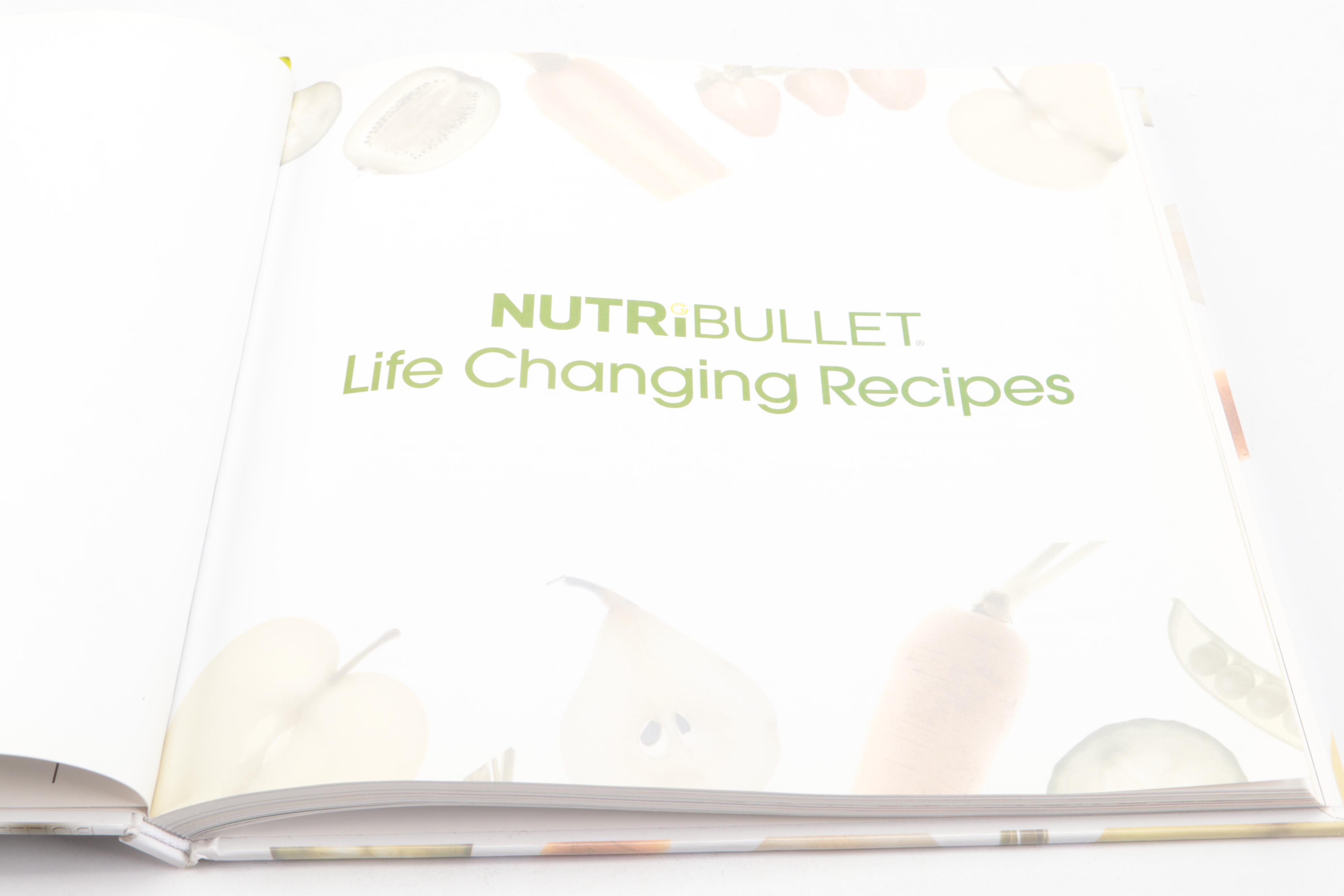 First Edition "Blue Ginger" by Ming Tsai and Arthur Boehm with Nutribullet Book