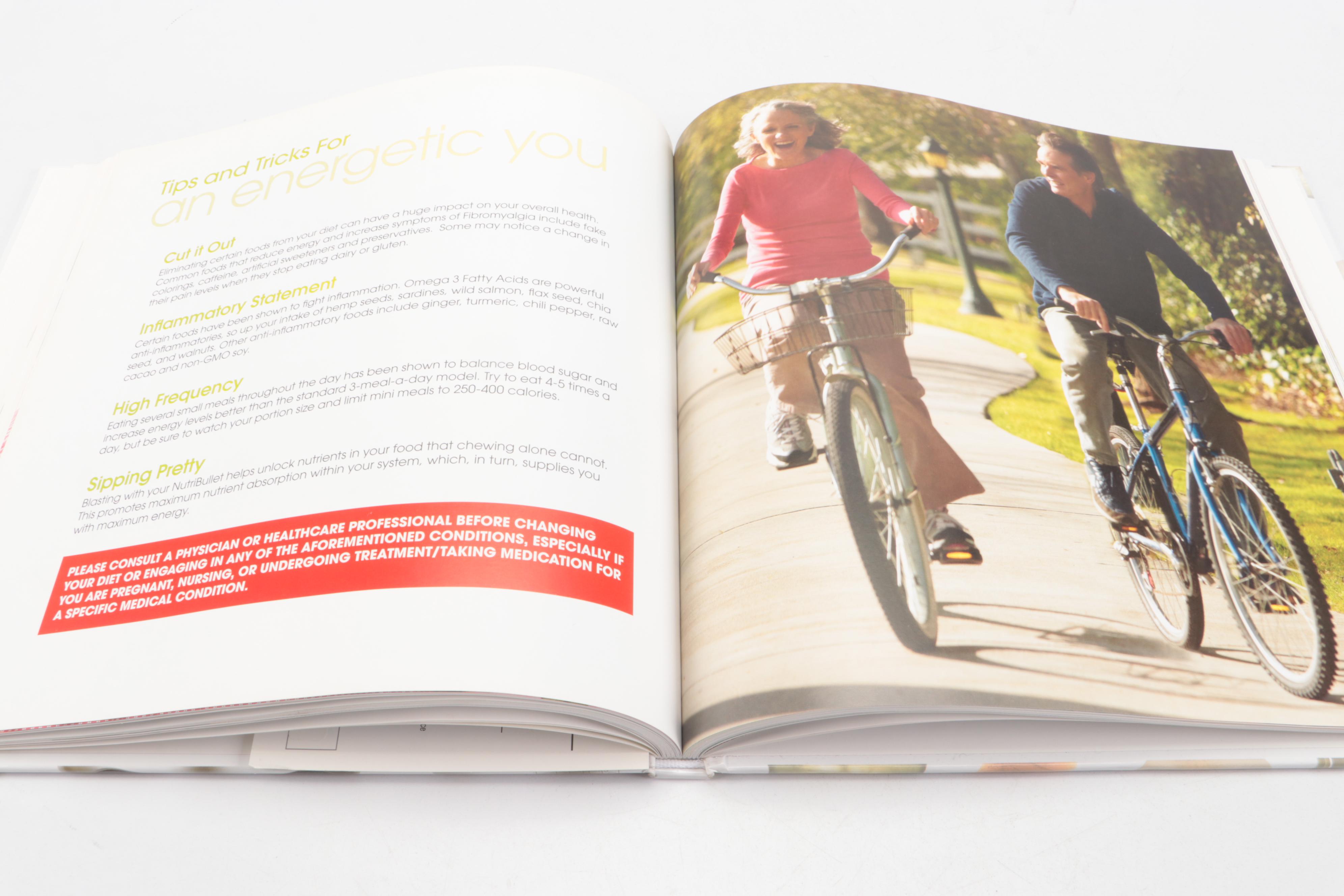 First Edition "Blue Ginger" by Ming Tsai and Arthur Boehm with Nutribullet Book