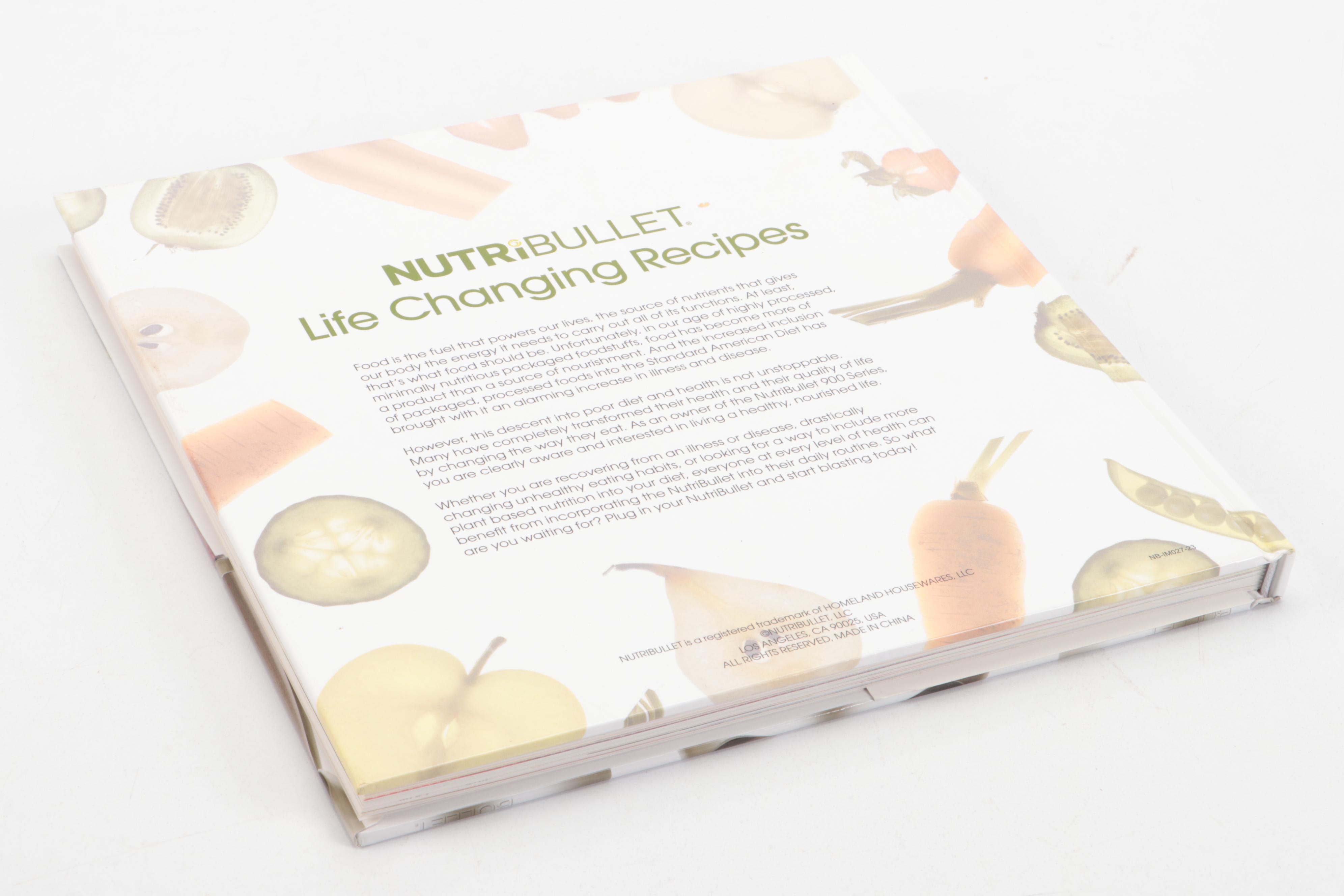 First Edition "Blue Ginger" by Ming Tsai and Arthur Boehm with Nutribullet Book