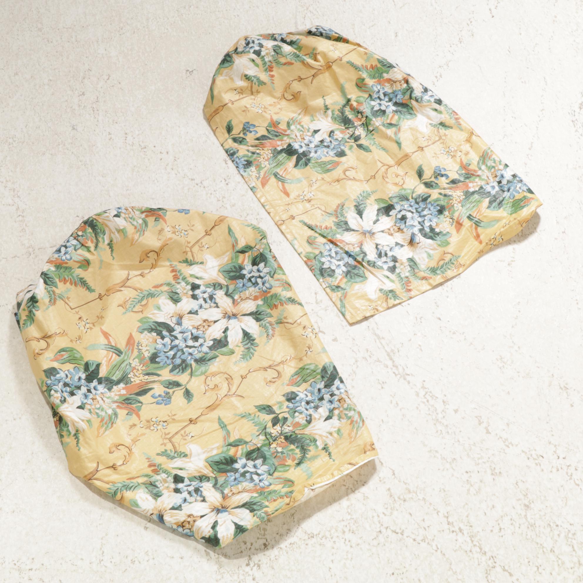 Berne Furniture "St. James Collection" Sofa with Floral Slip-Cover