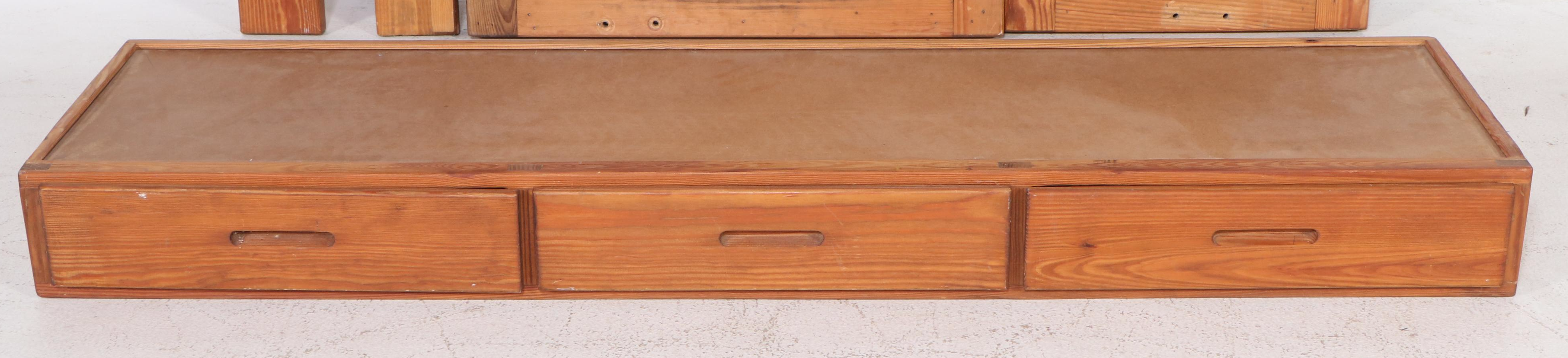 Rustic Pine Twin Bed Frame