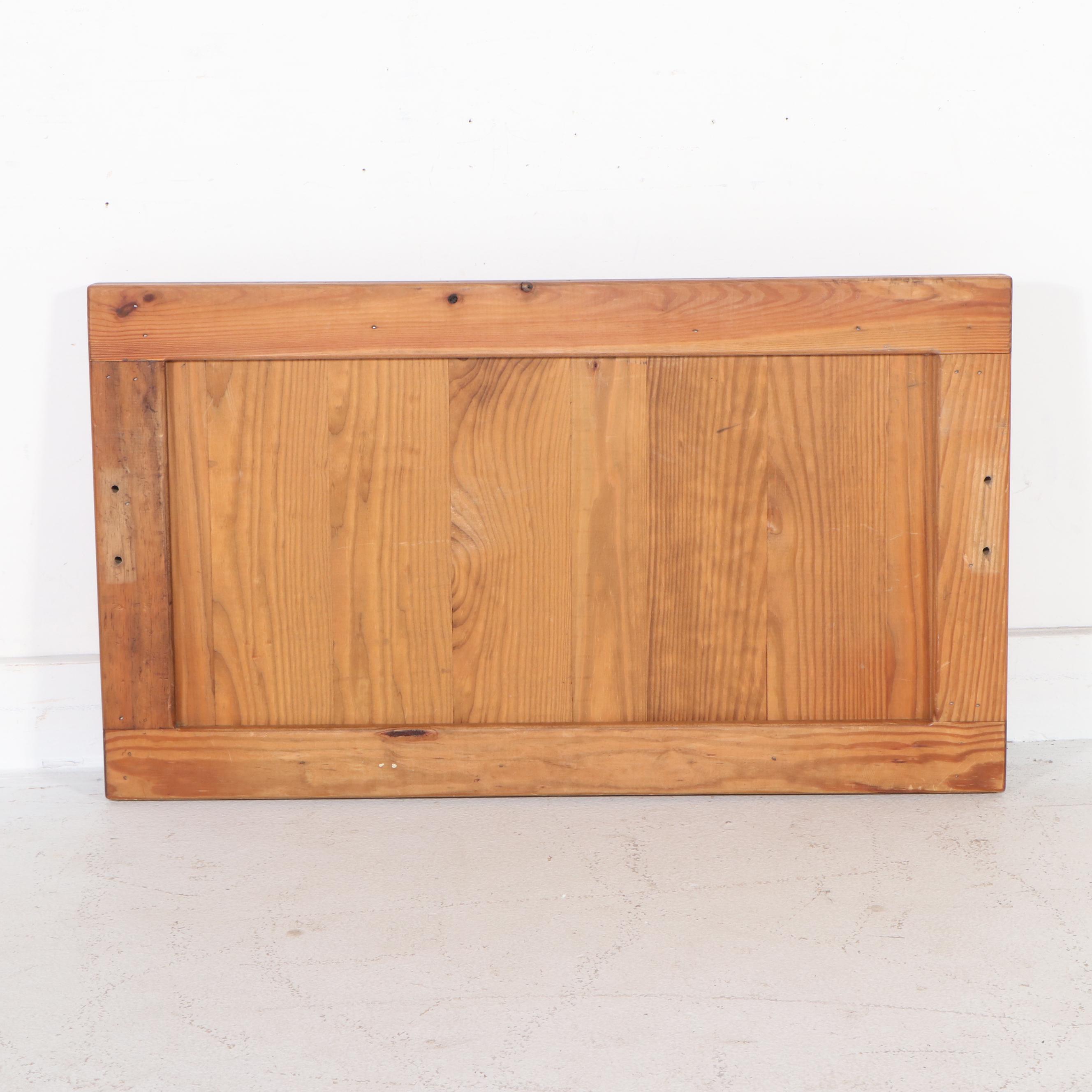 Rustic Pine Twin Bed Frame