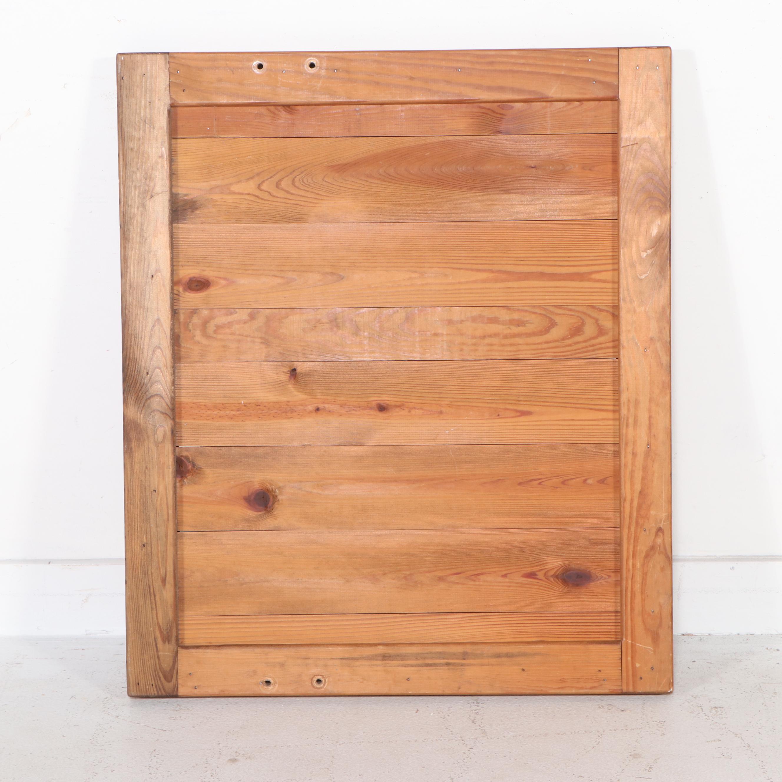 Rustic Pine Twin Bed Frame