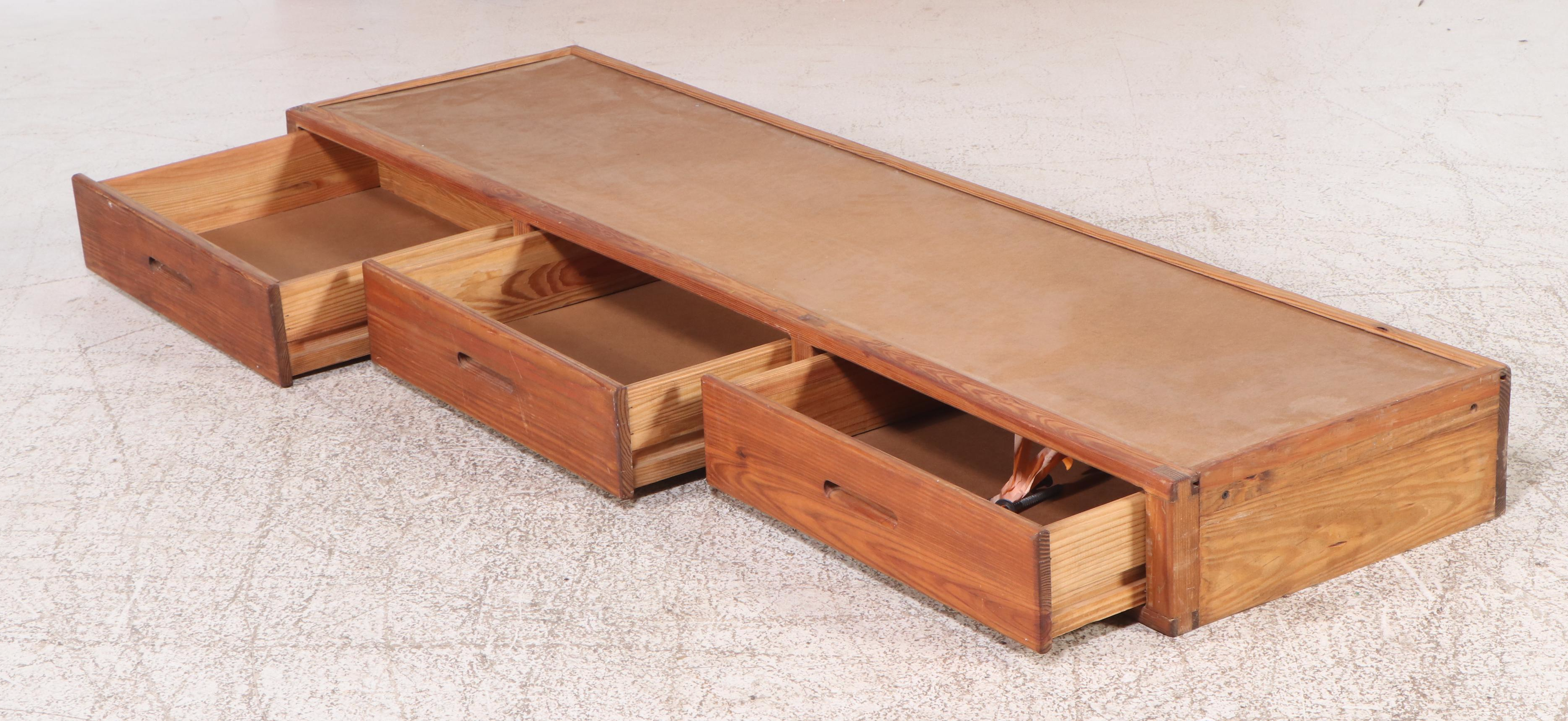 Rustic Pine Twin Bed Frame