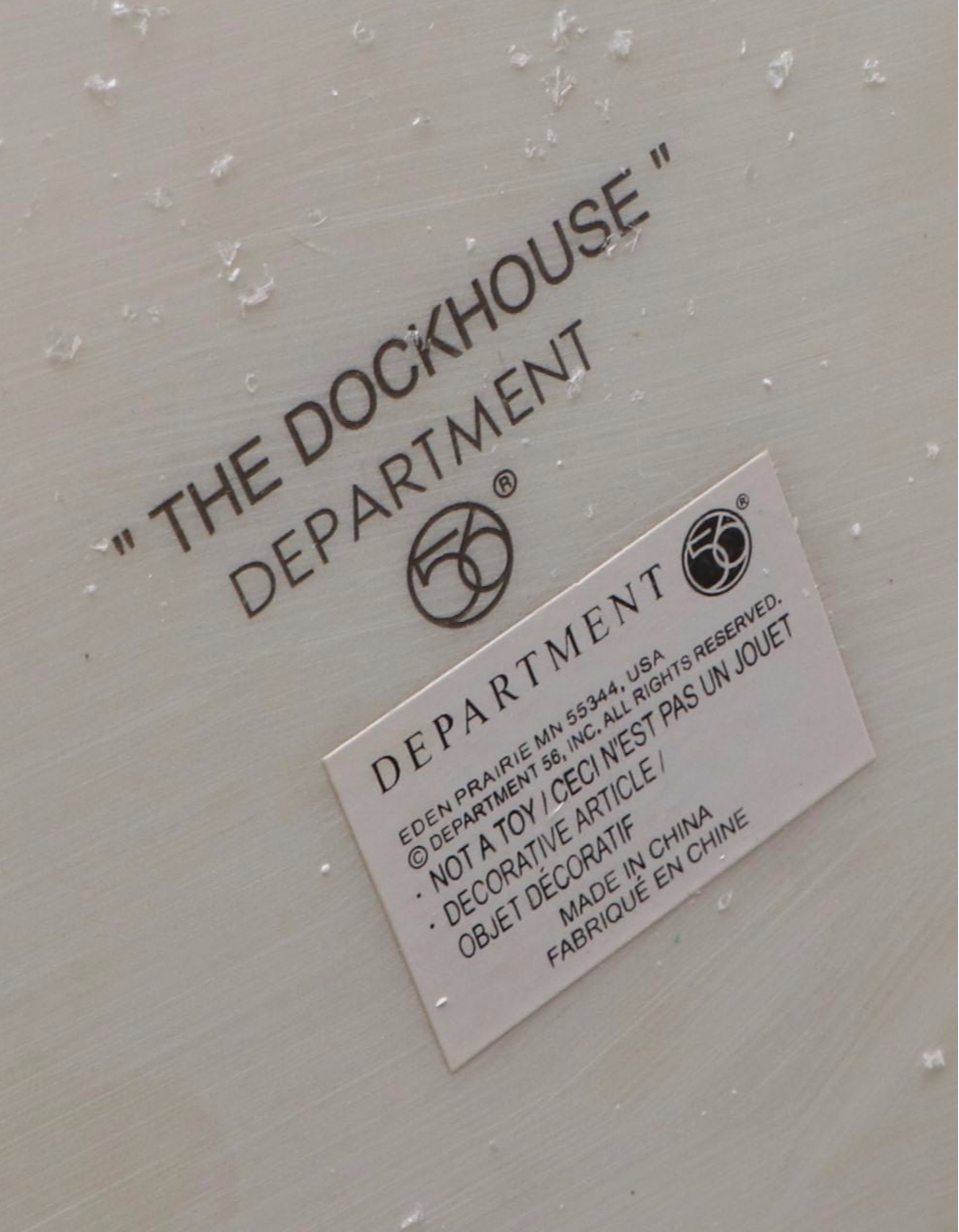 Department 56 "The Dockhouse" with Other Houses and Village Accessories