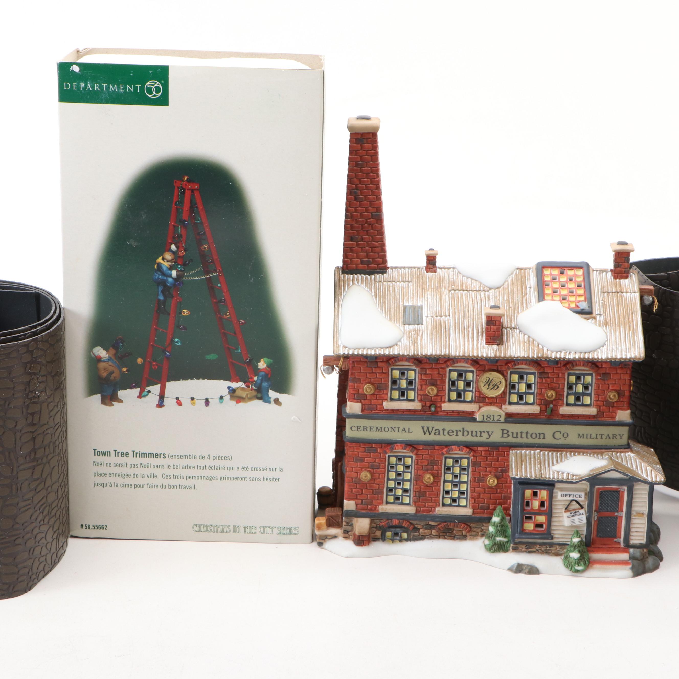 Department 56 "The Dockhouse" with Other Houses and Village Accessories