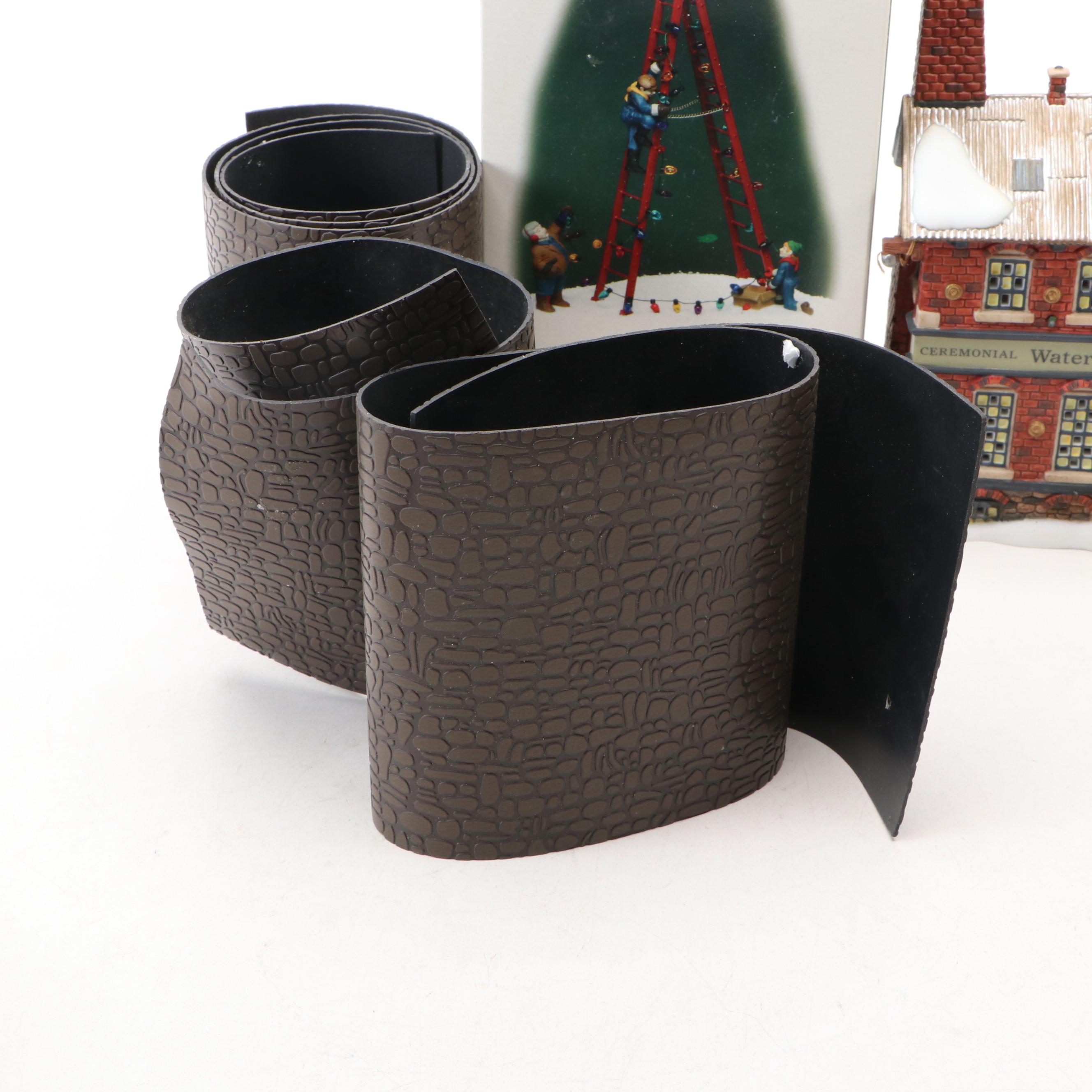 Department 56 "The Dockhouse" with Other Houses and Village Accessories