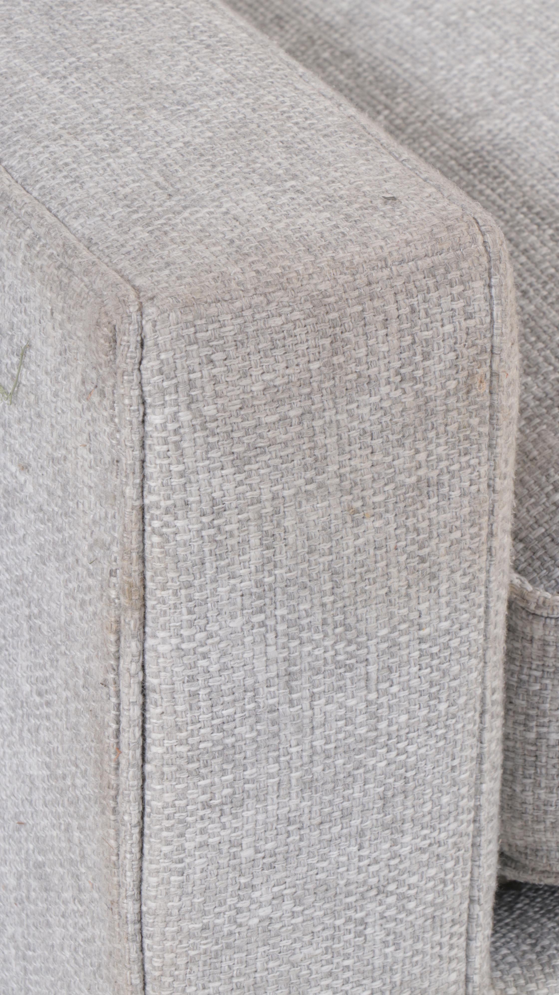 Contemporary Bernhardt Sofa with Chenille Upholstery