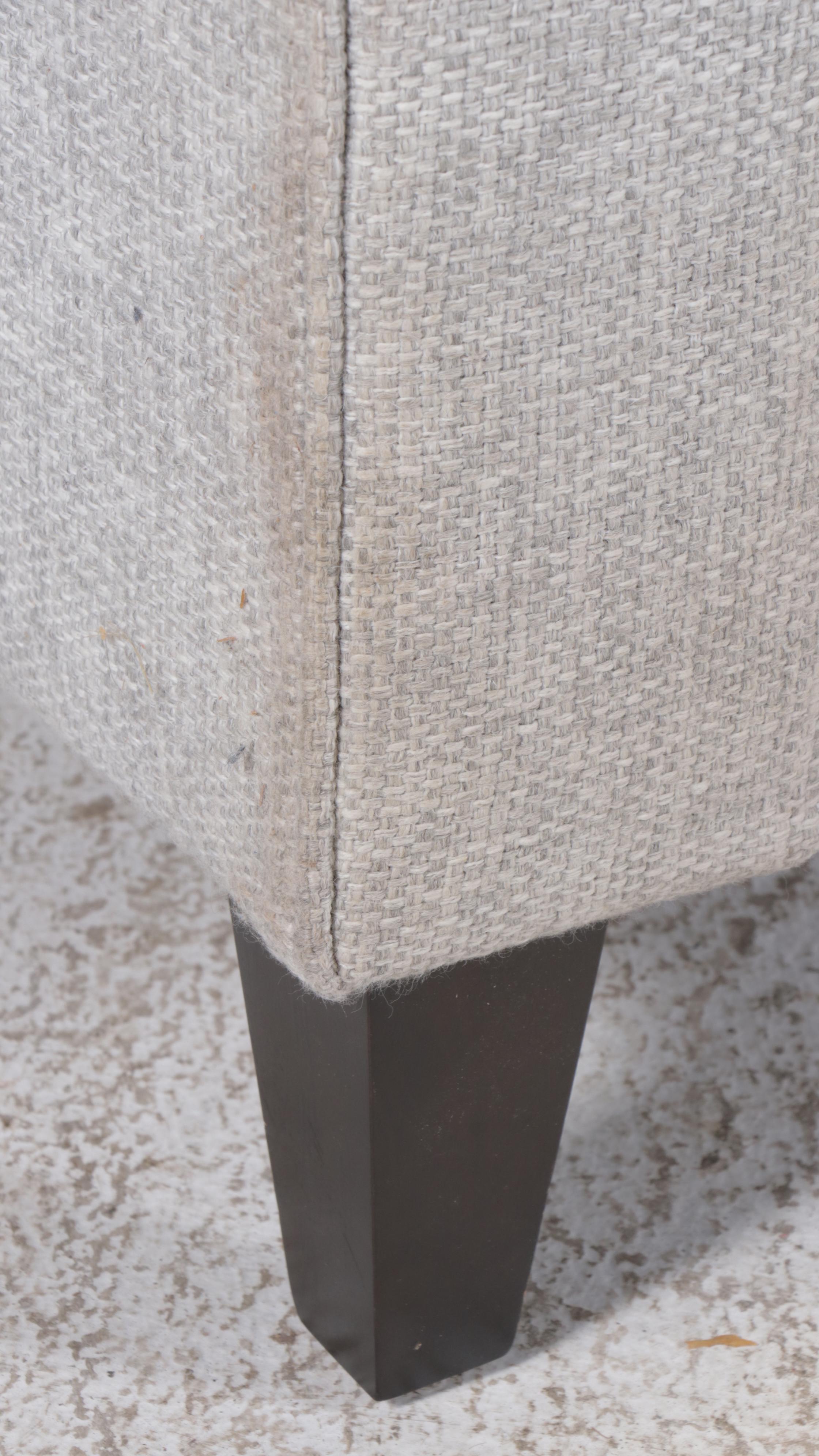 Contemporary Bernhardt Sofa with Chenille Upholstery