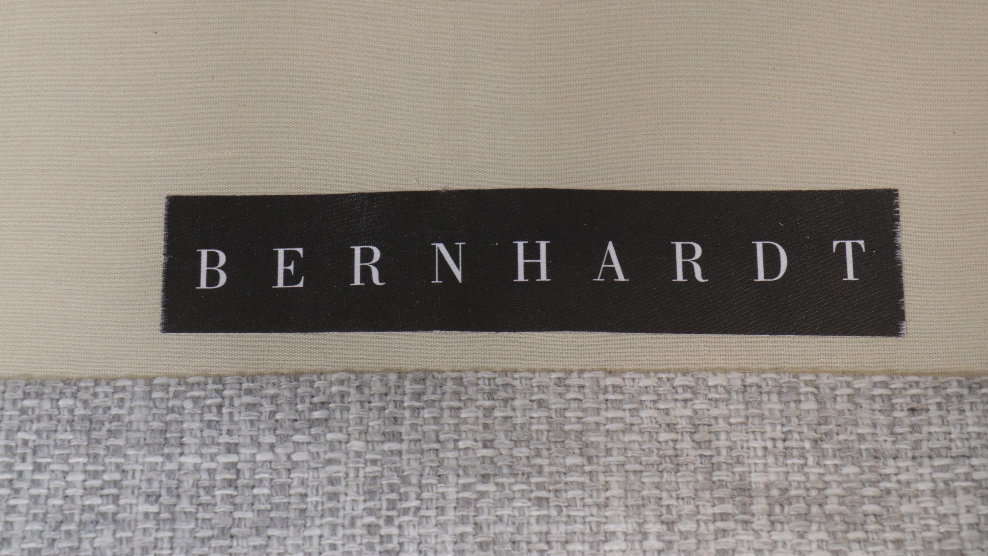 Contemporary Bernhardt Sofa with Chenille Upholstery