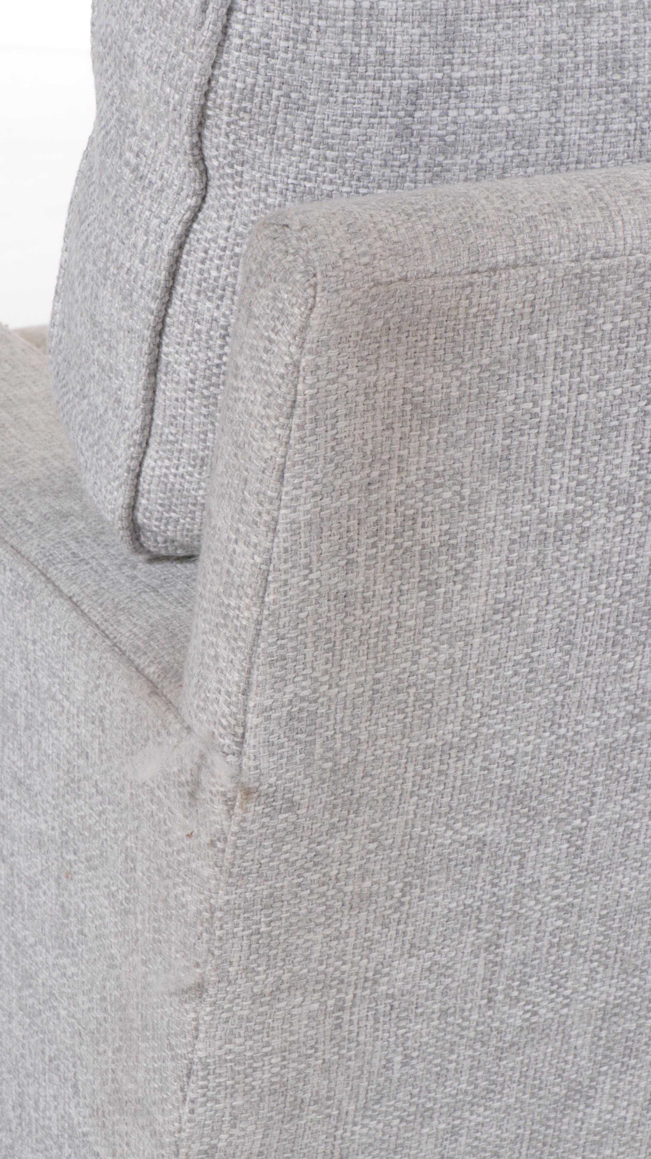 Contemporary Bernhardt Sofa with Chenille Upholstery