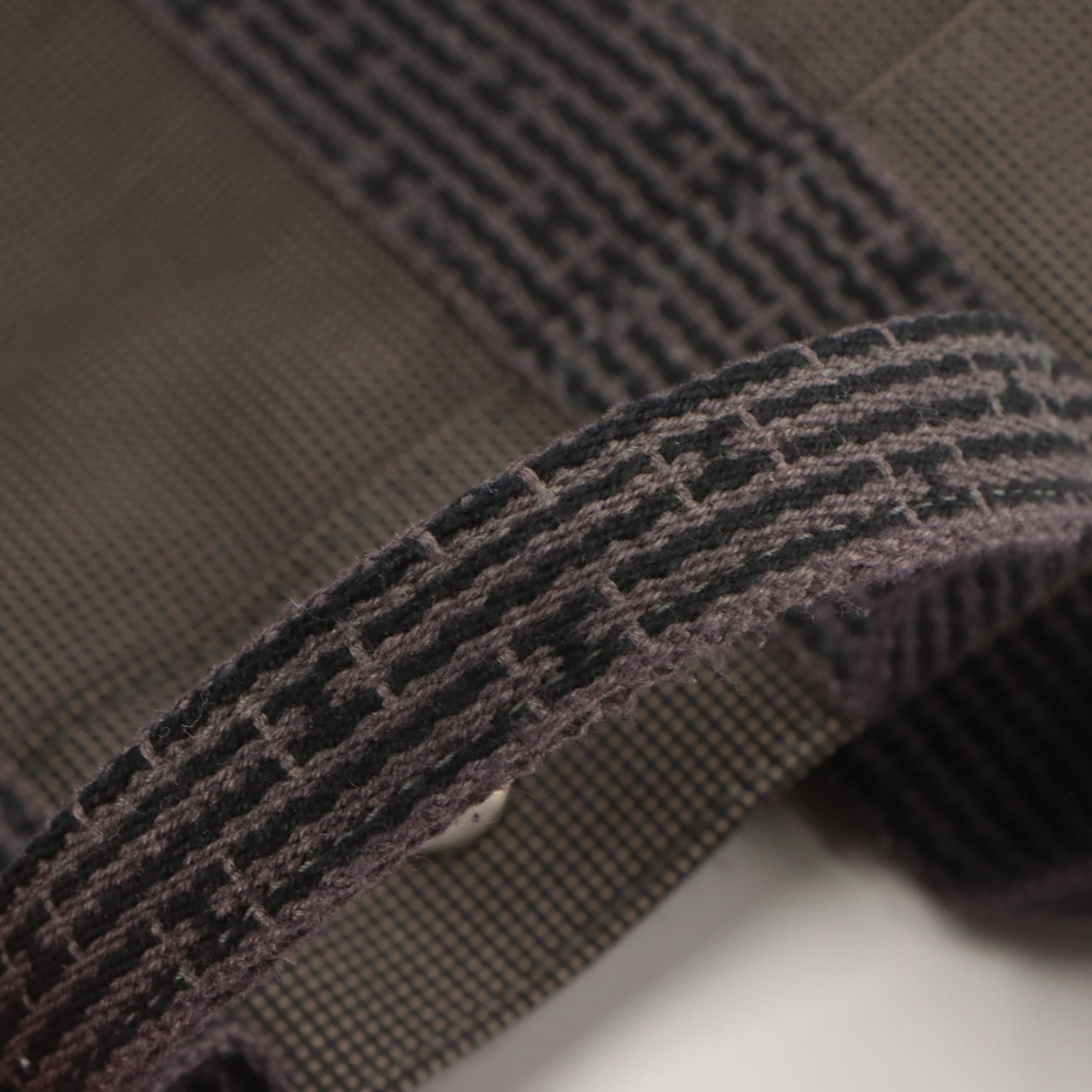 Hermès Herline Fourre-Tout PM Zip Tote in Grey Nylon Canvas