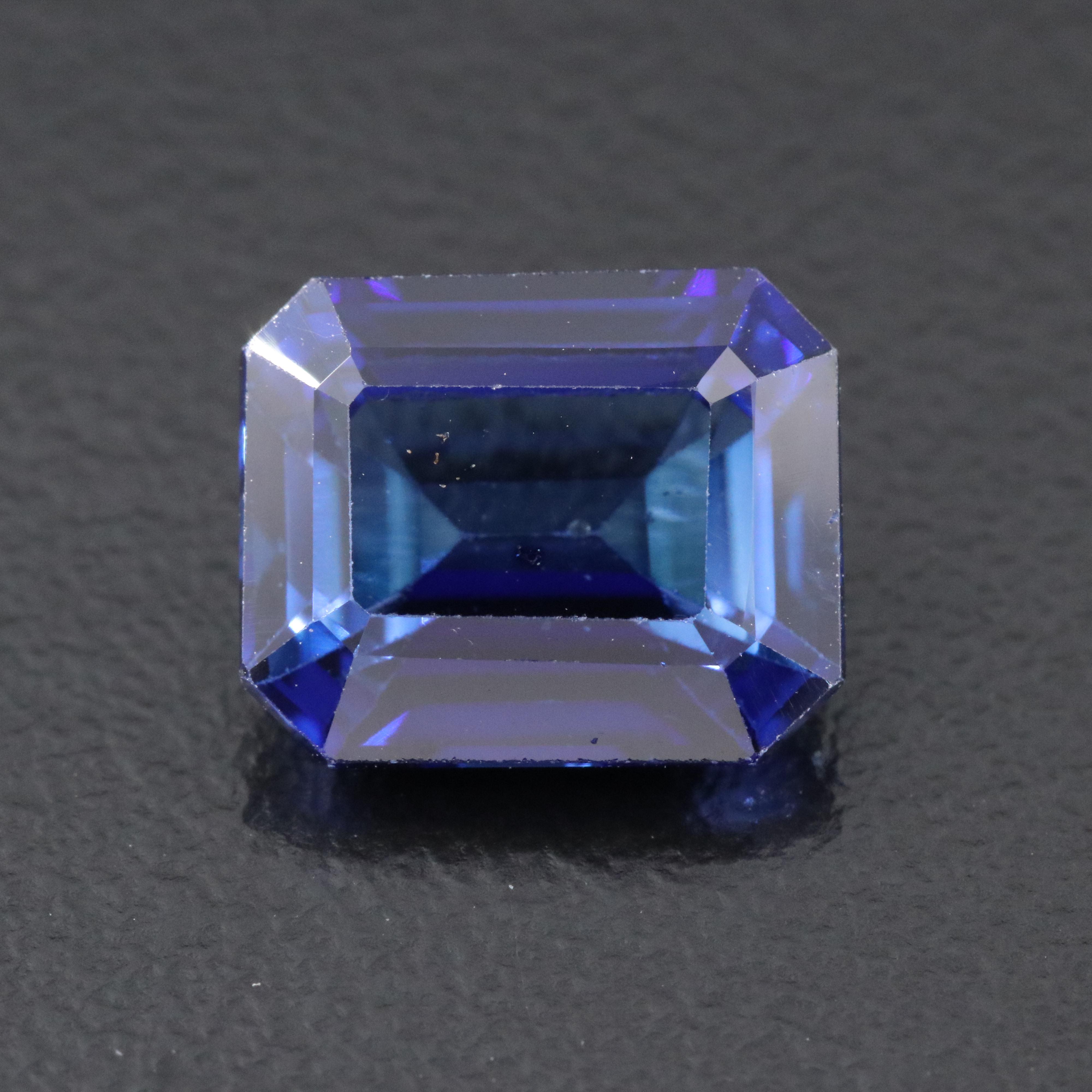 Loose 5.47 CT Lab Grown Sapphire