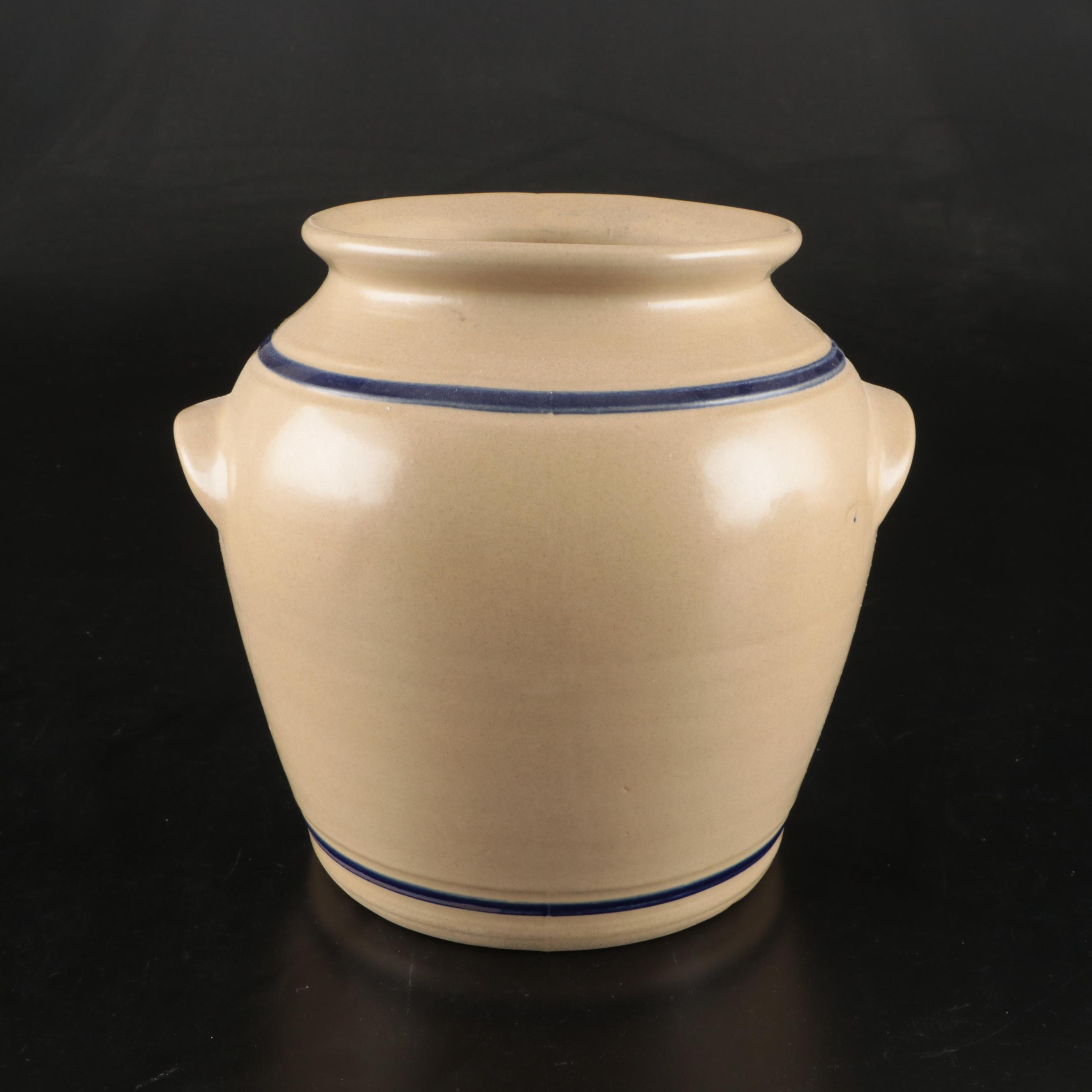 L.L.Bean Stoneware Bean Pot with Other Ceramic Canister and Pitcher