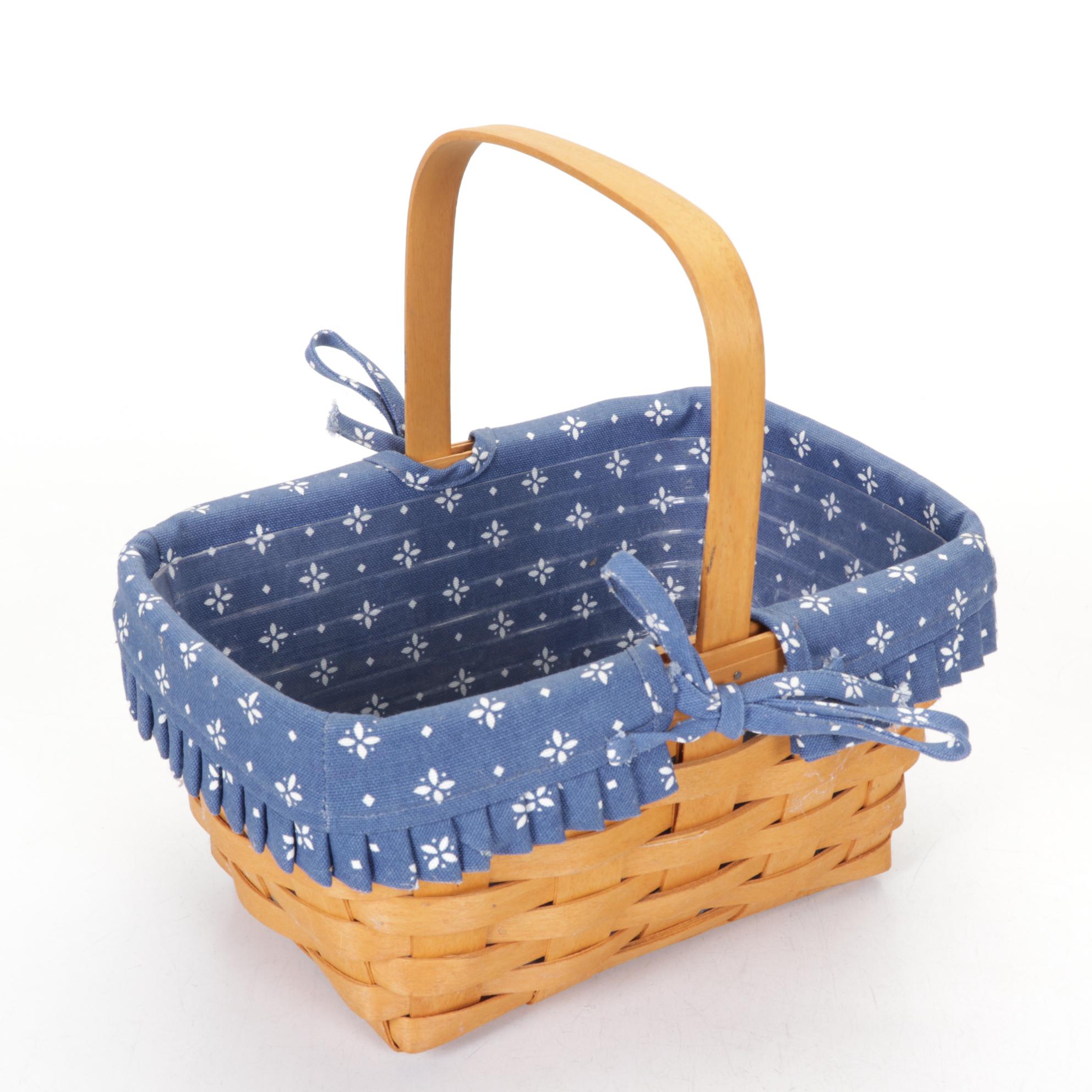 Longaberger "Love Basket" & Other Woven Maple Baskets